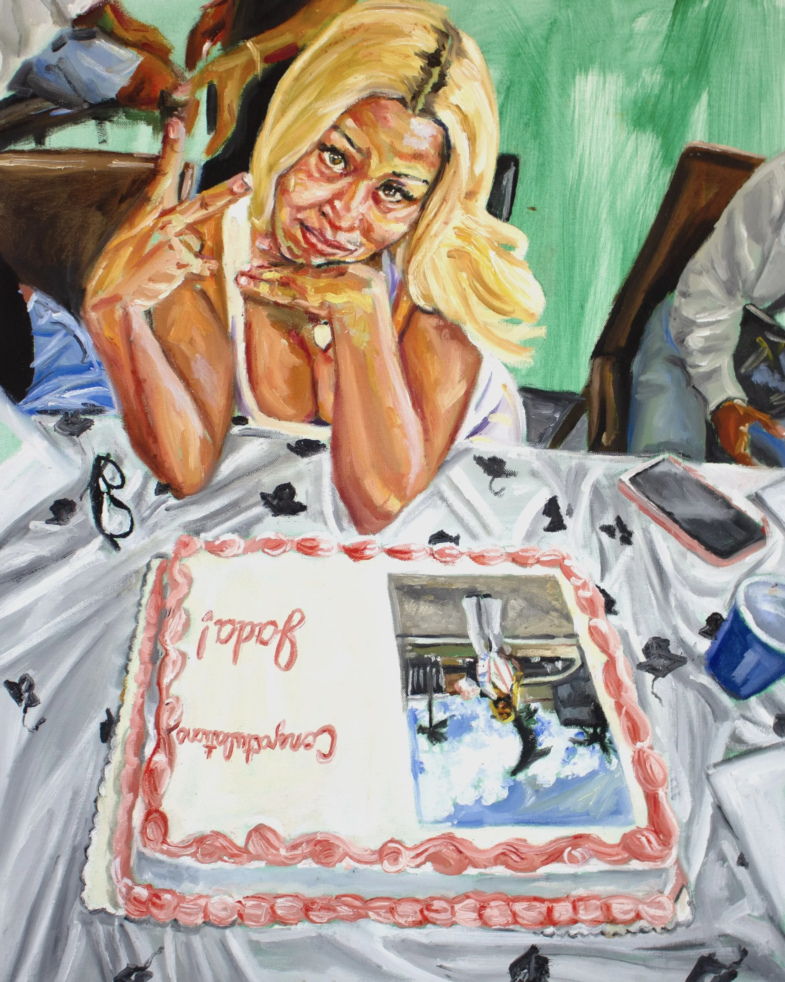Congratulations Jada (2025)
Oil on Canvas
24" x 36" x 2"