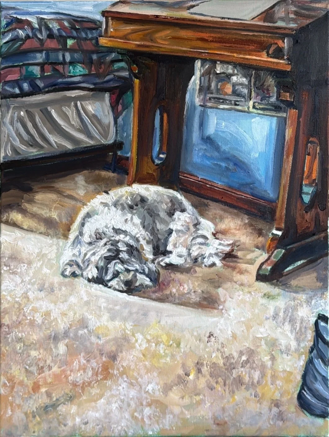Bumpy J - Oil on 16 x 20 in. Canvas 