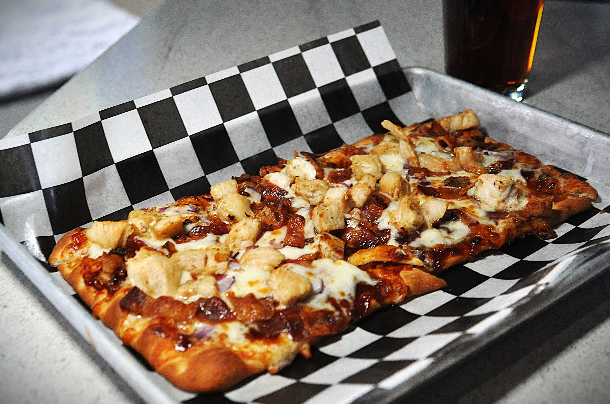 Flatbread Pizza at Westown Tap Restaurant and Bar Beer - West Des Moines, Iowa.JPG