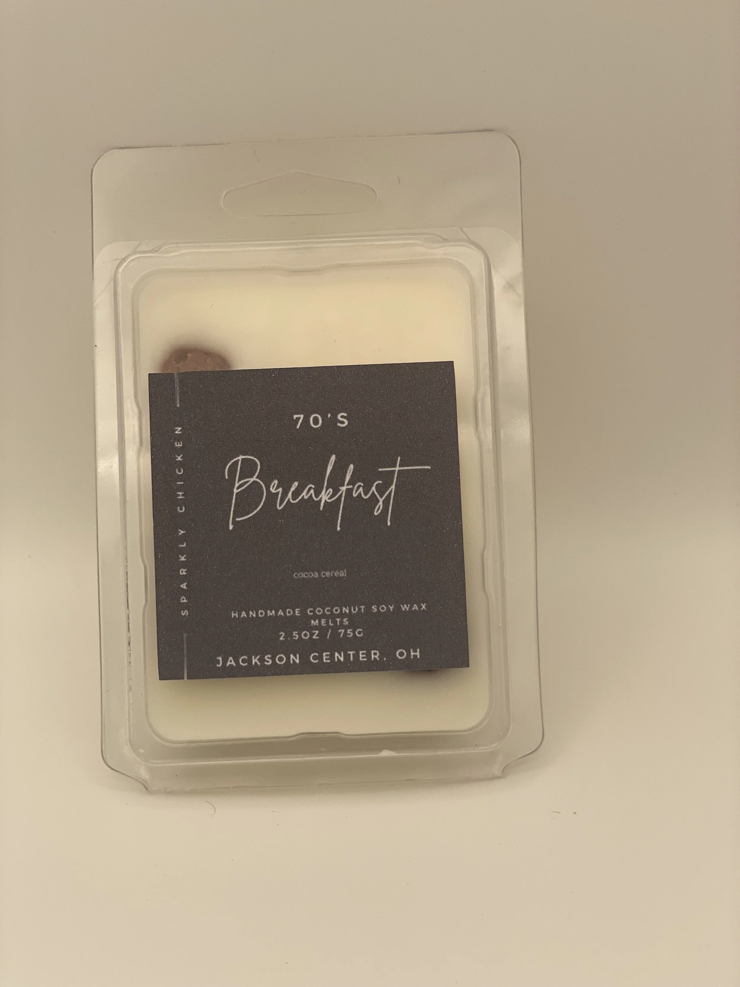 70's Breakfast wax melt 2.4oz