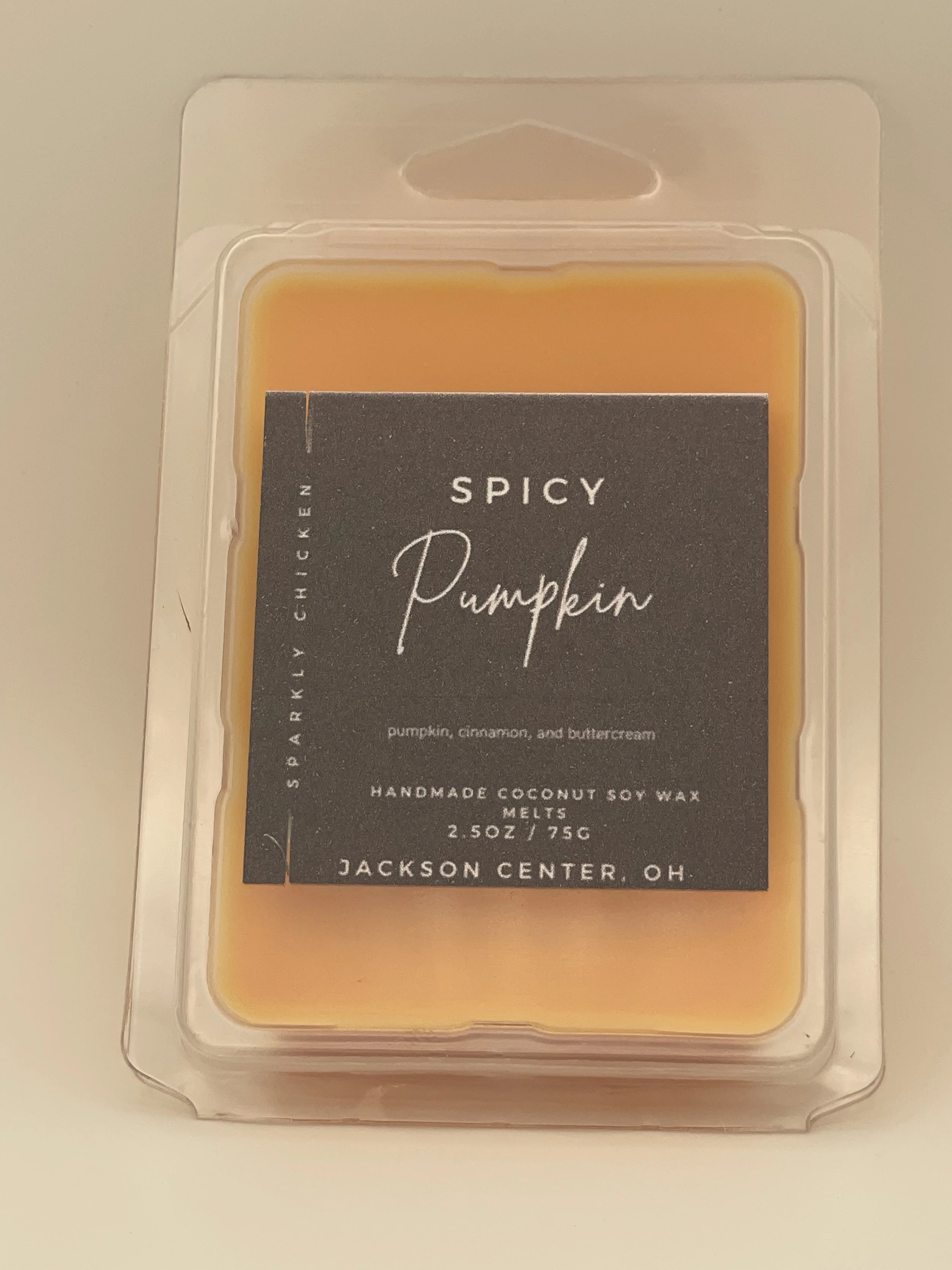 Spicy Pumpkin 2.5oz Wax Melt
