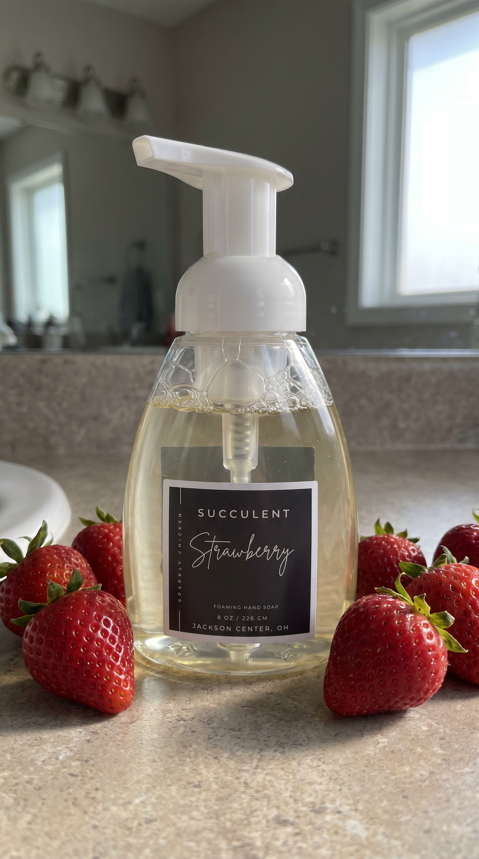Succulent Strawberry Foaming Hand Soap
