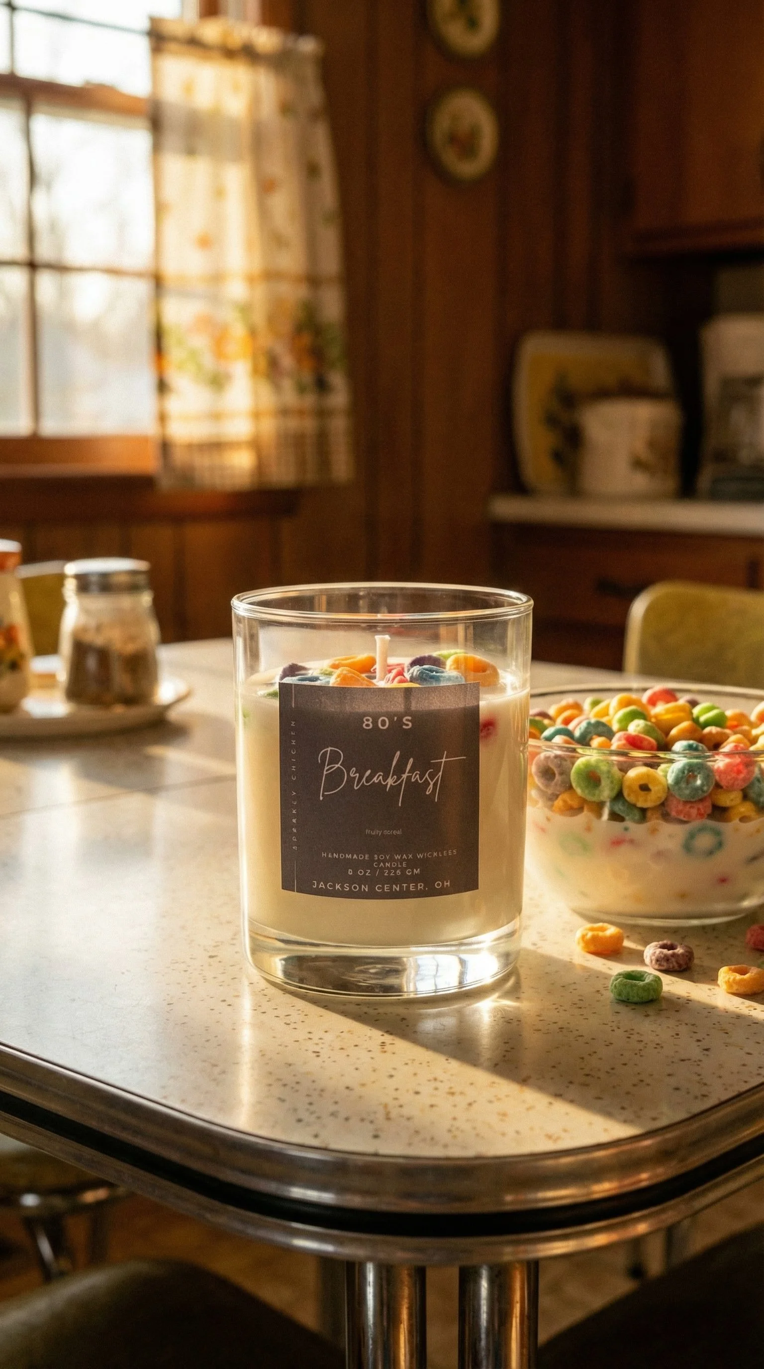 80's Breakfast Candle, 8 oz
