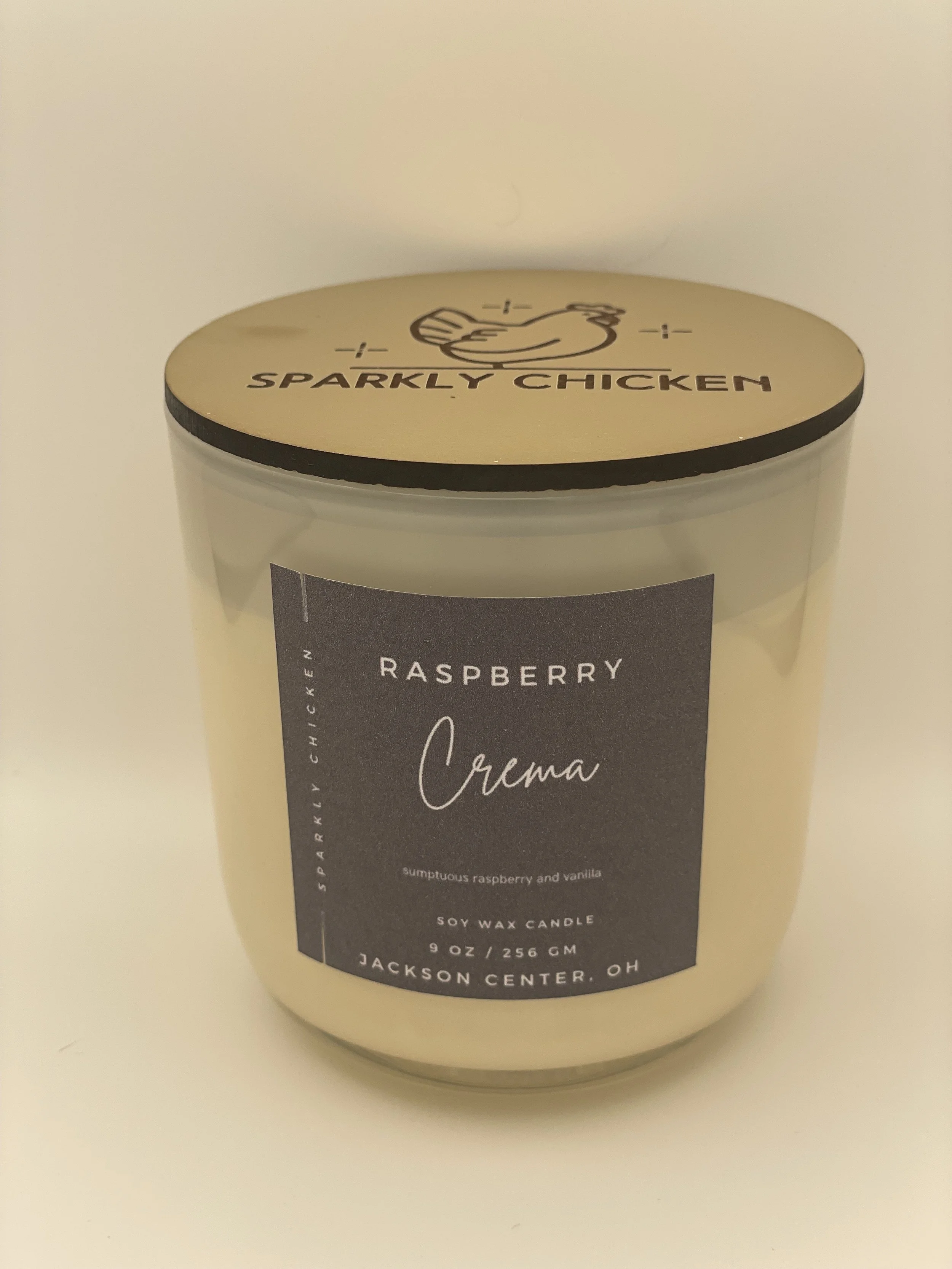 Raspberry Crema 9oz Candle