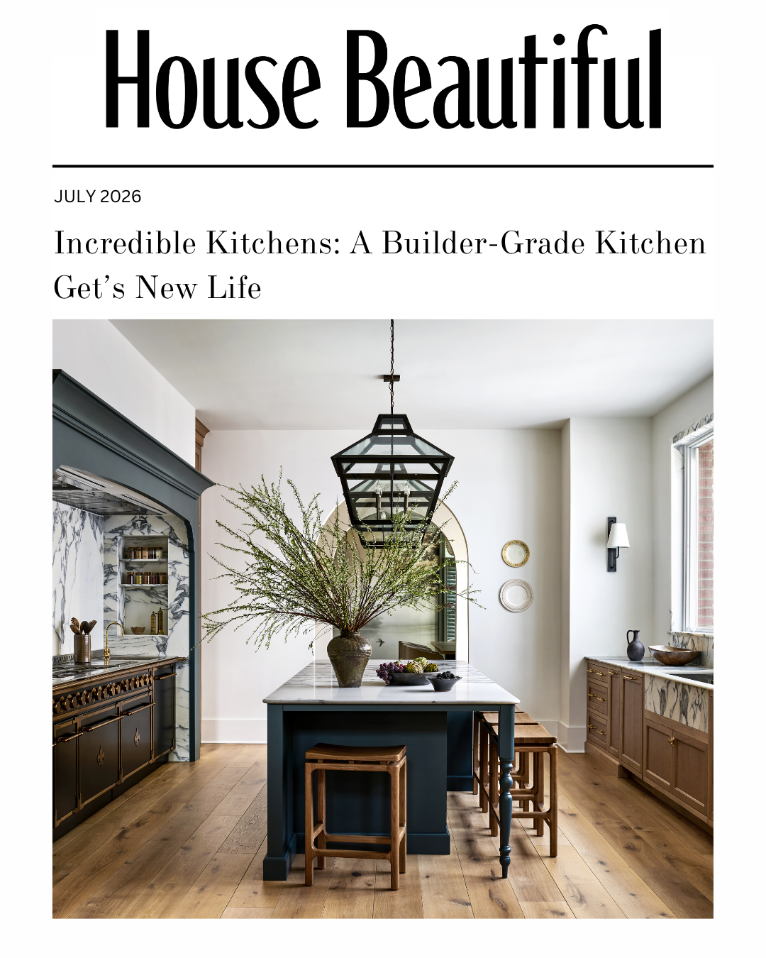 House Beautiful Incredible Kitchens For one young family, the kitchen was never meant to be a showpiece. It simply needed to survive weeknight chaos, holiday breakfasts, and a constant stream of relatives coming and going. The homeowners—passionate c
