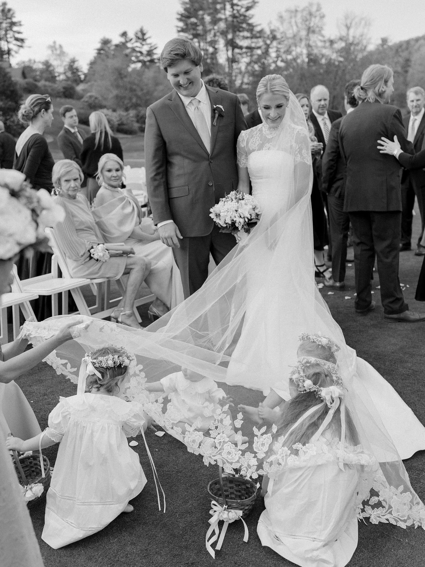 Kathleen + Pete with the sweetest flower girls and ring bearers. I cannot wait to show more from this magical weekend in the mountains.

Photo @madiflo 
Venue @ccofsapphirevalley 
Planning @yvonnespiottaweddings 
Video @thefilm.collective 
Beauty @an