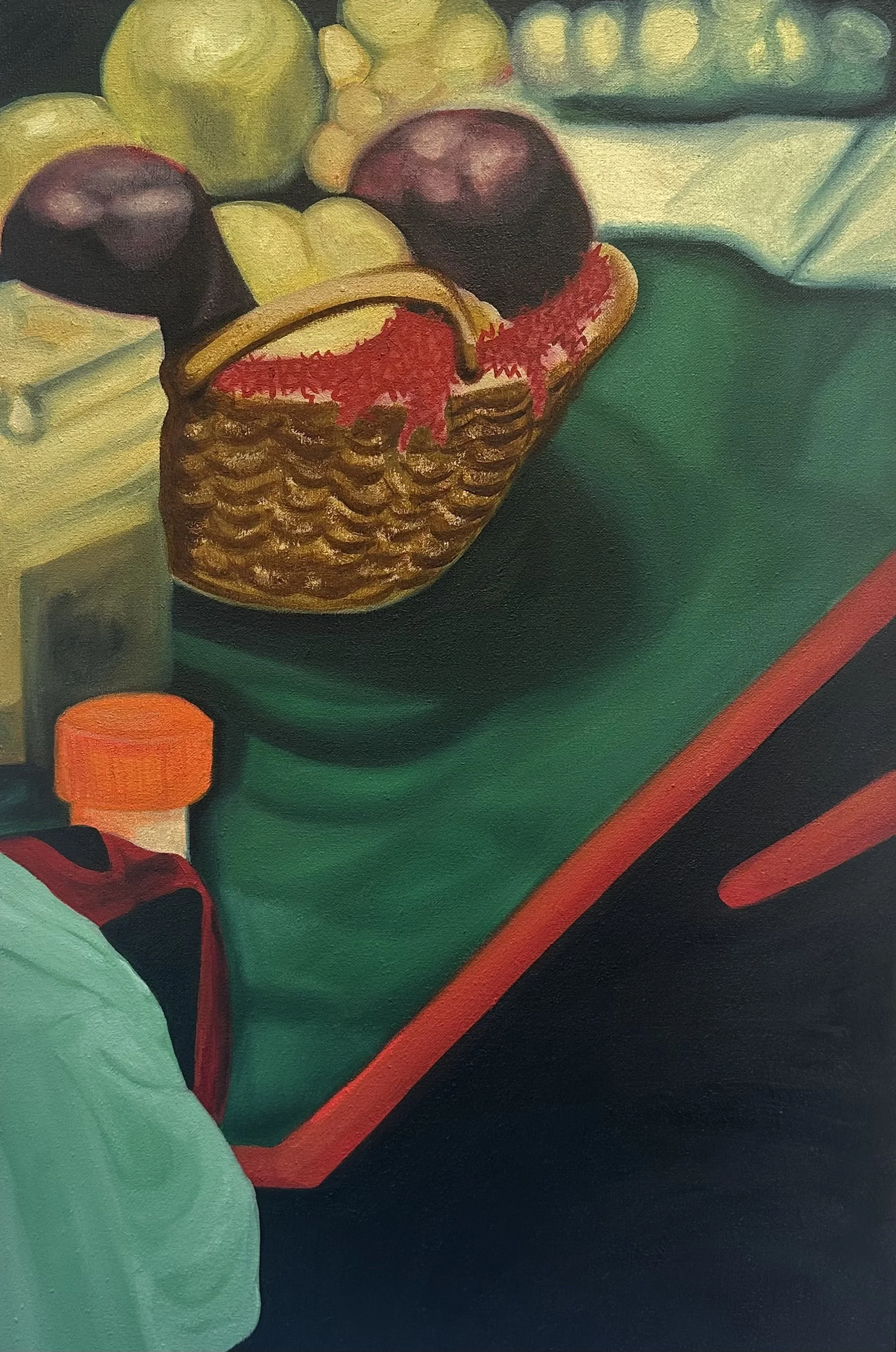 Genetic weave, Oil on canvas, 30x20in, 2024