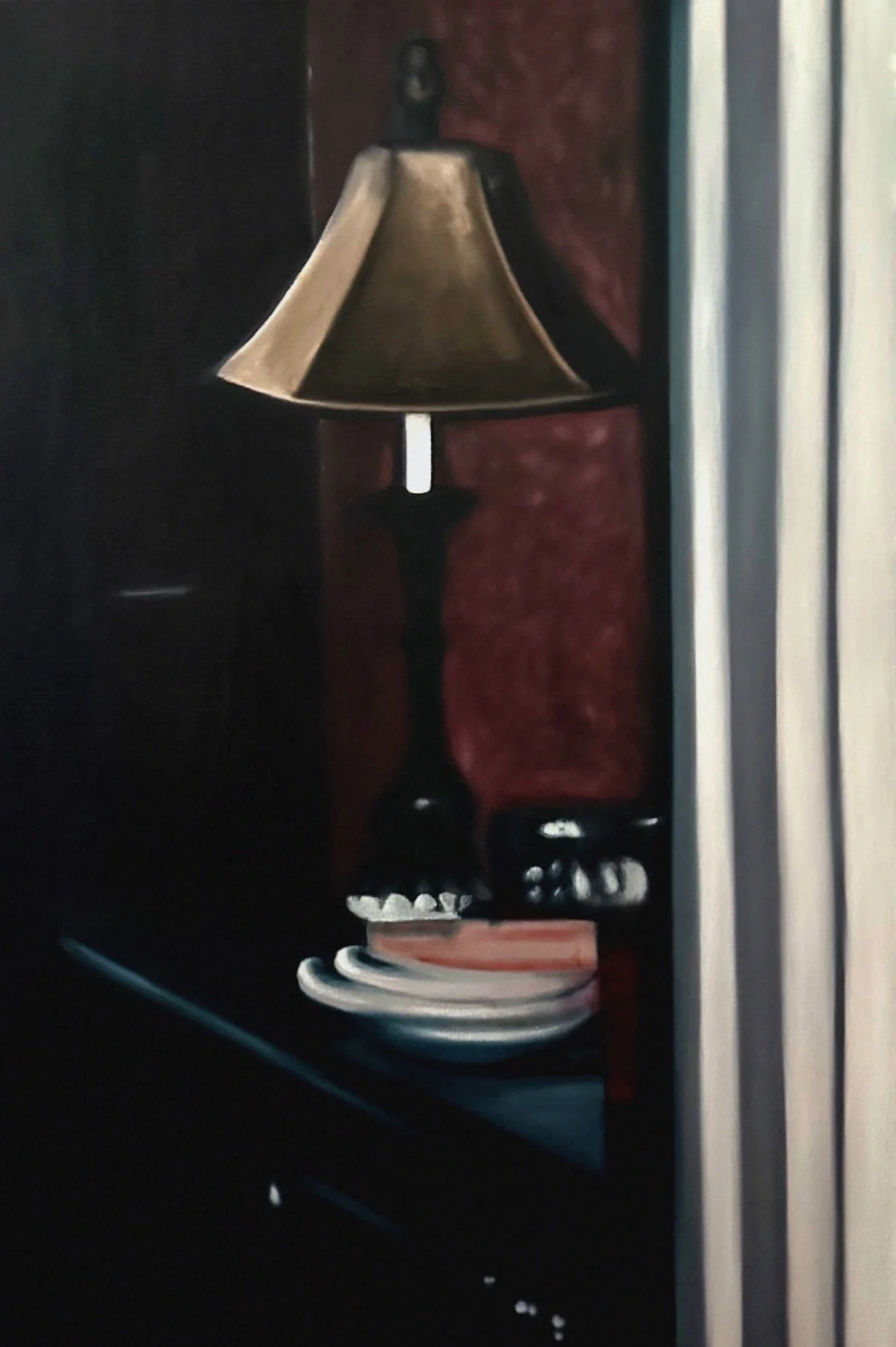 Get Out the Fine China,
2026,
Oil on canvas,
30x20in