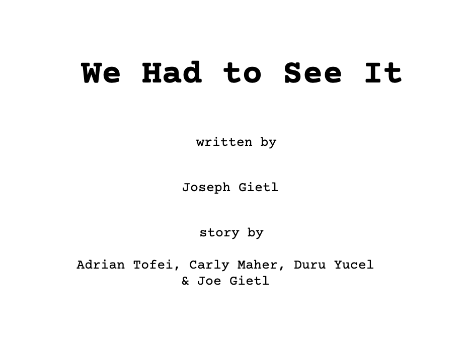 We Had to See It Cover.png