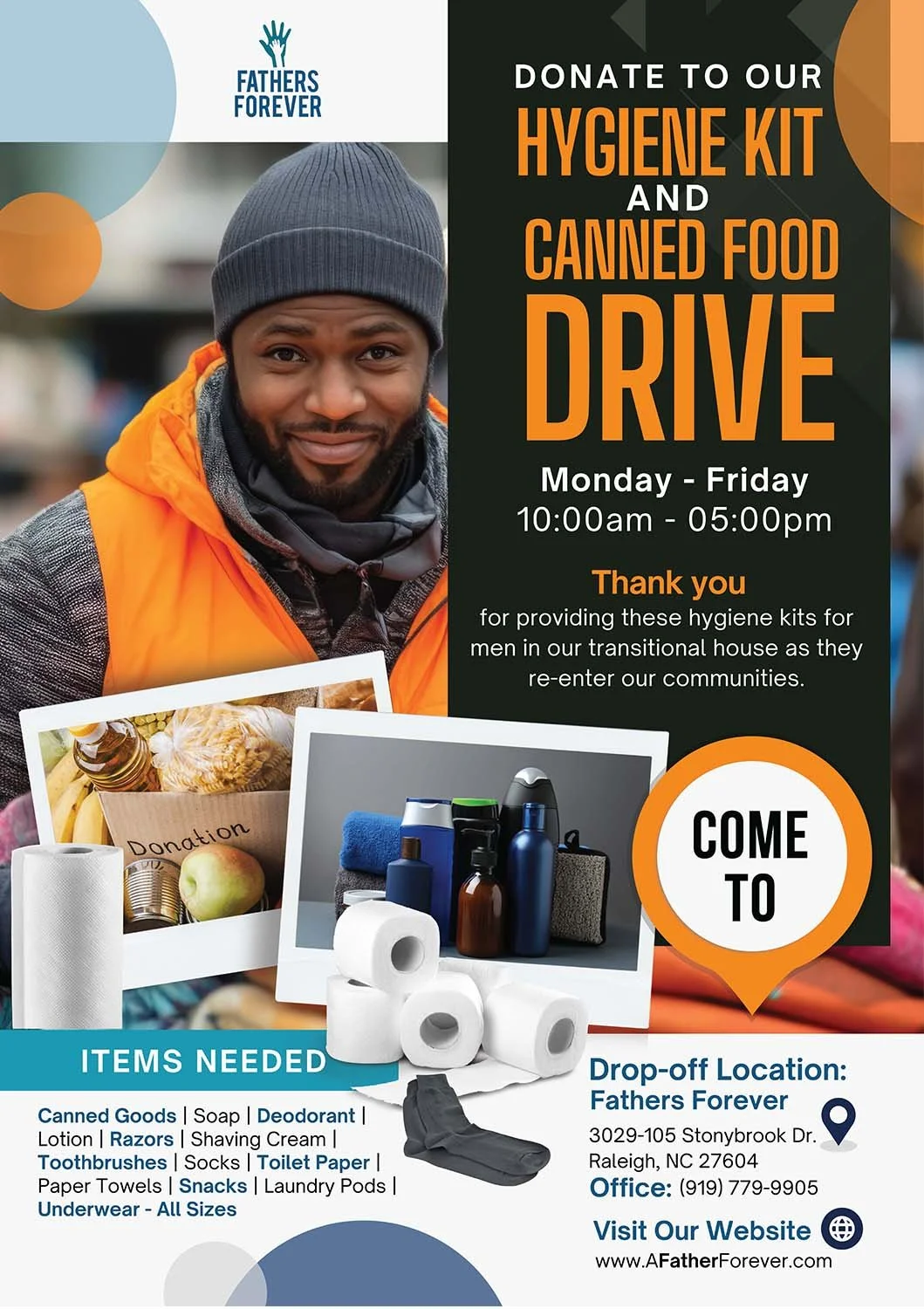 Canned Food & Hygiene Drive