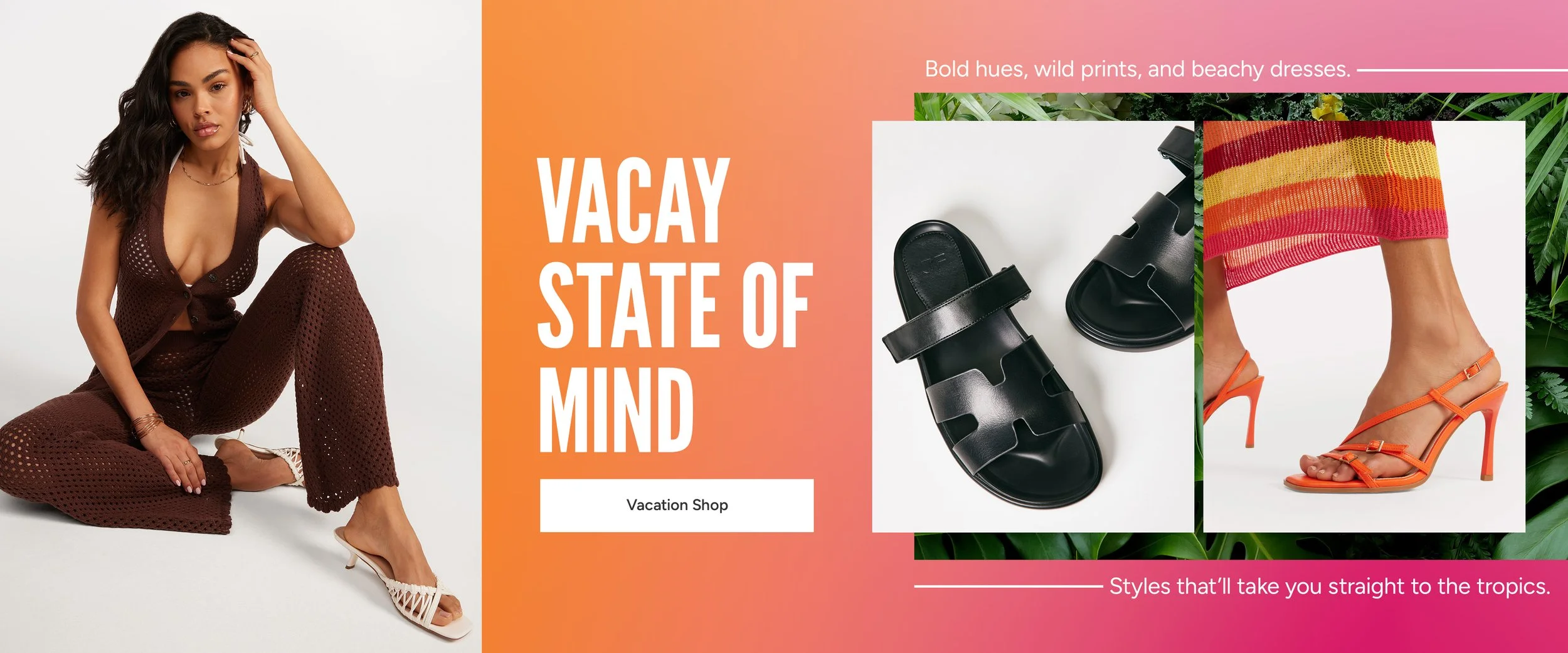 Vacation Shop Desktop Homepage Banner