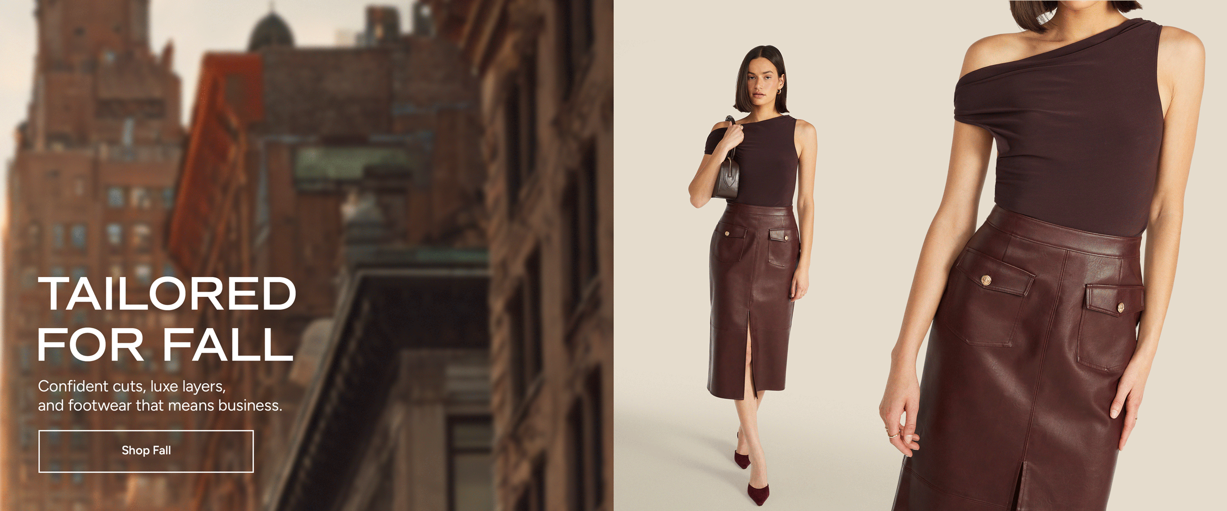 Fall Shop Desktop Homepage Banner