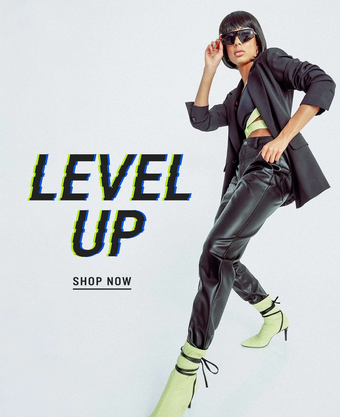 "Level Up" Mobile Homepage Banner