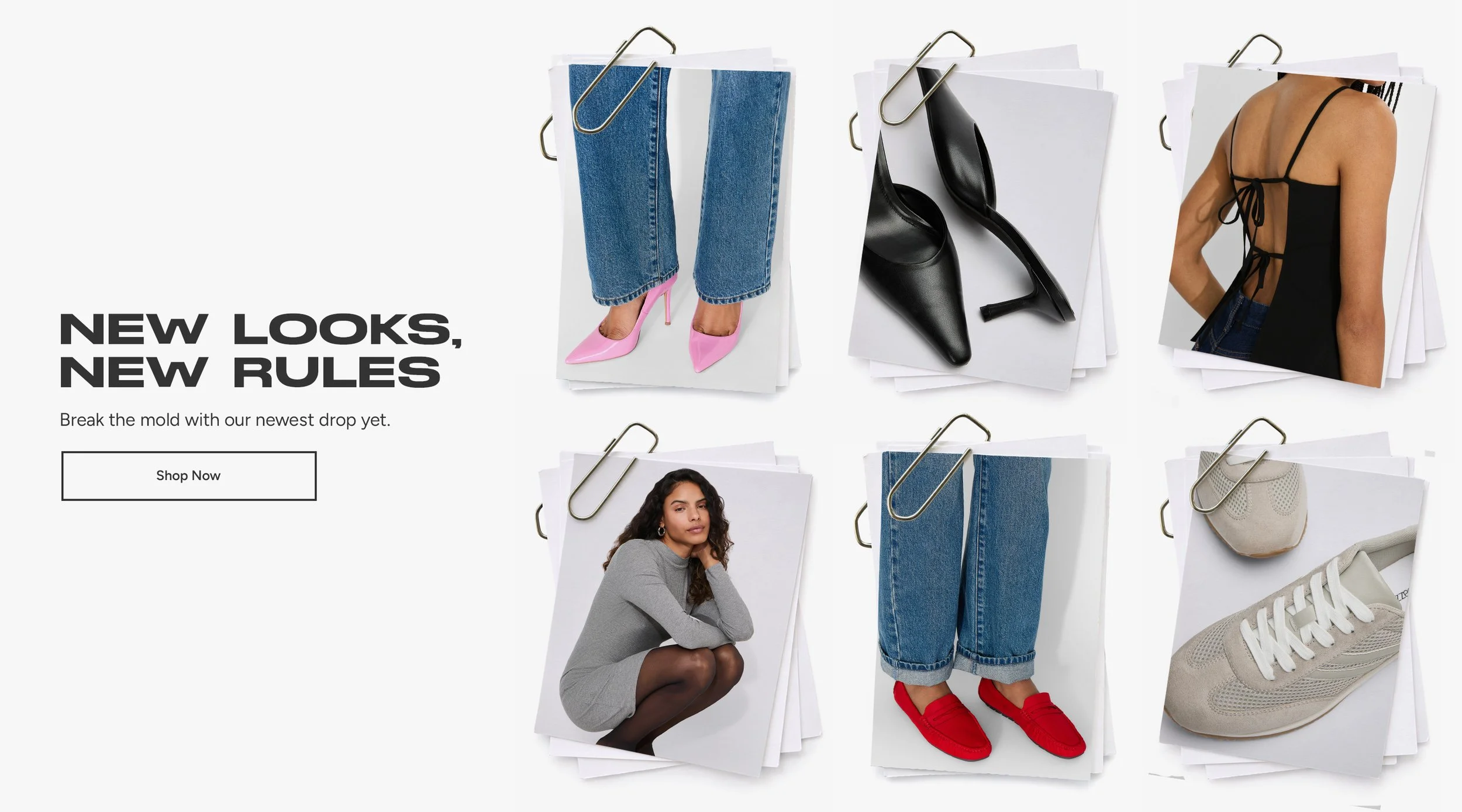 New Arrivals Desktop Homepage Banner