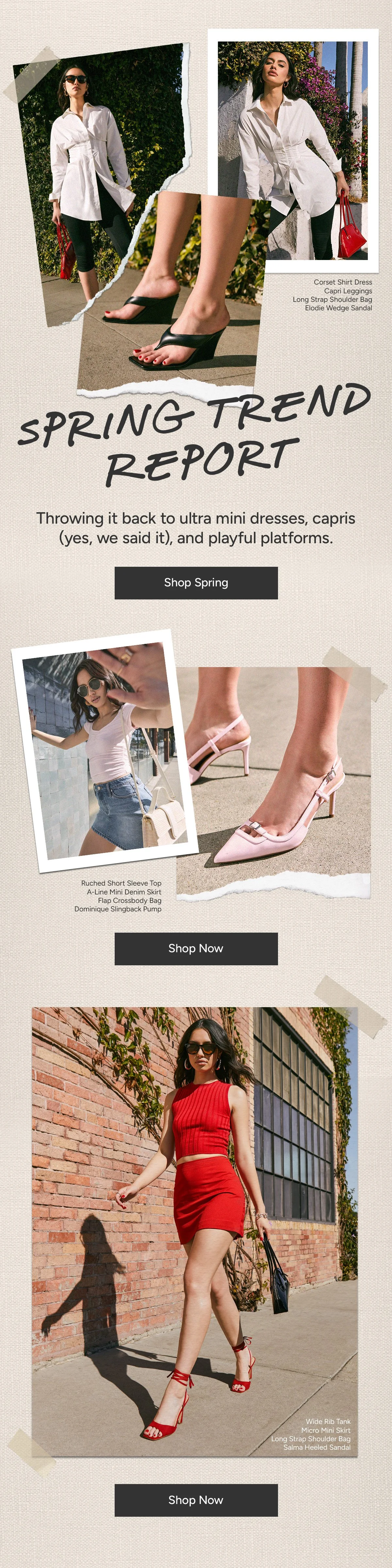 Spring Trends Email Marketing Story