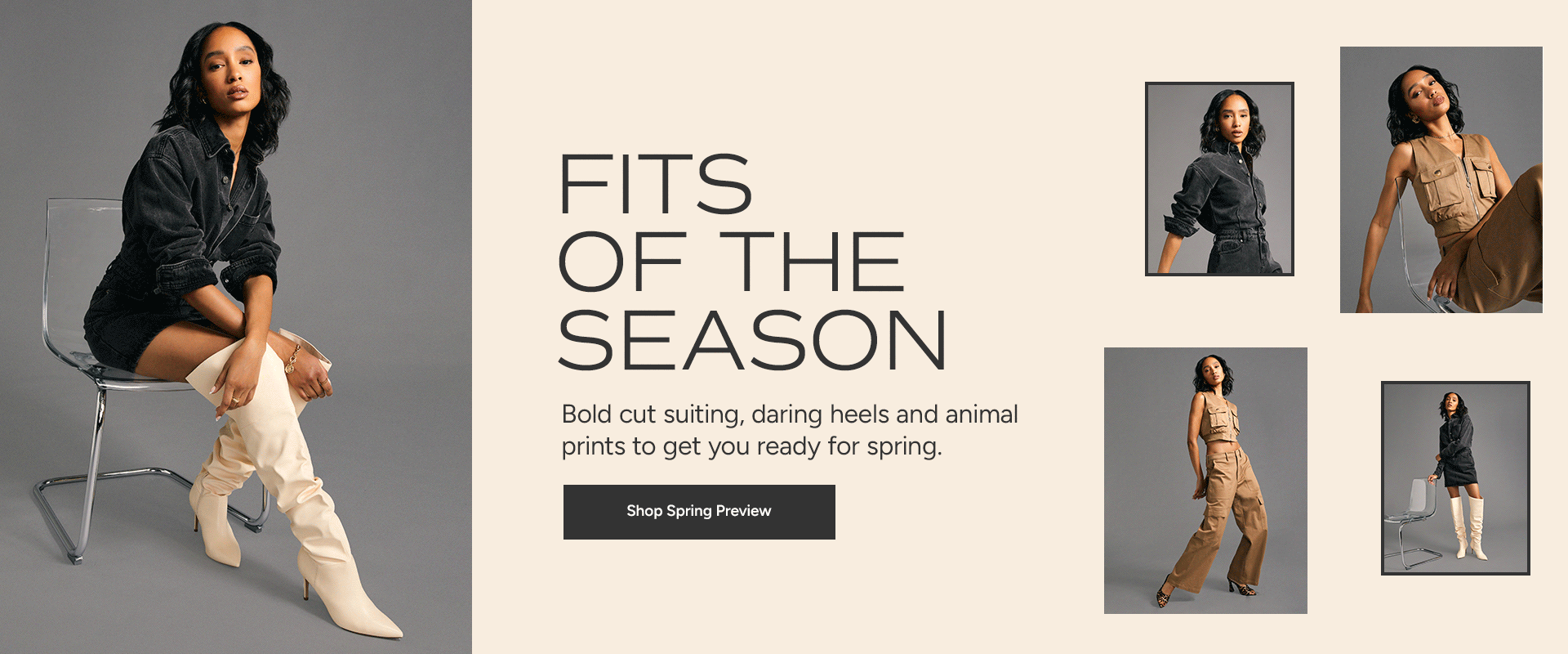 Spring Shop Desktop Homepage Banner