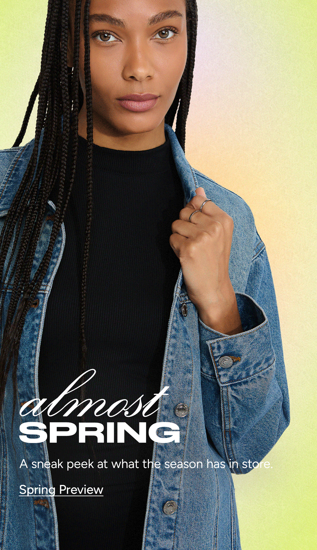 Spring Shop Mobile Homepage Banner