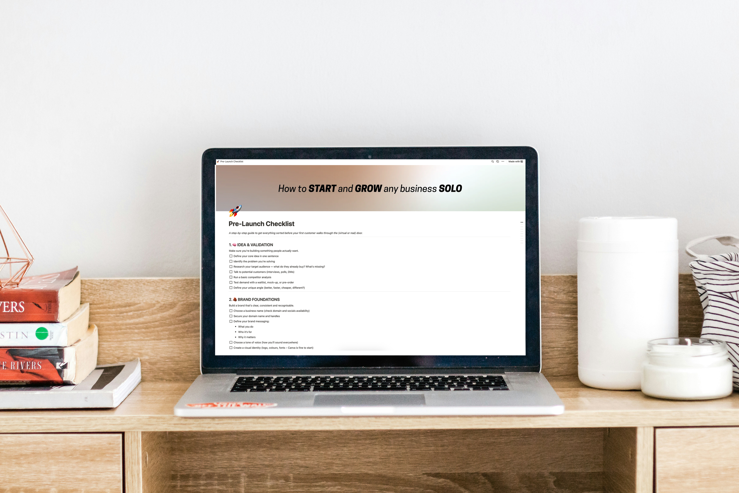 The Pre Launch Checklist