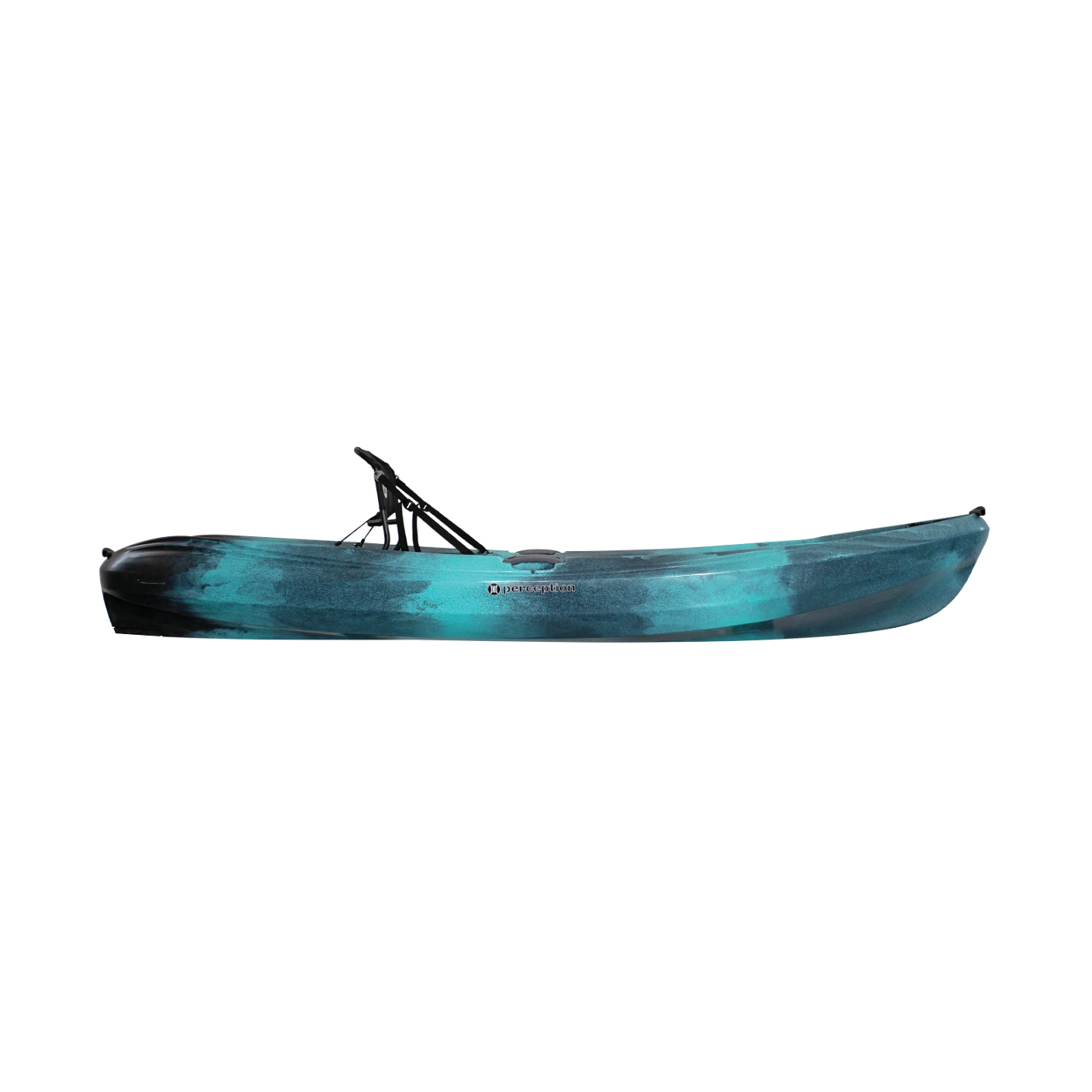 Side view of the Perception Tribe 9.5 in Dapper color