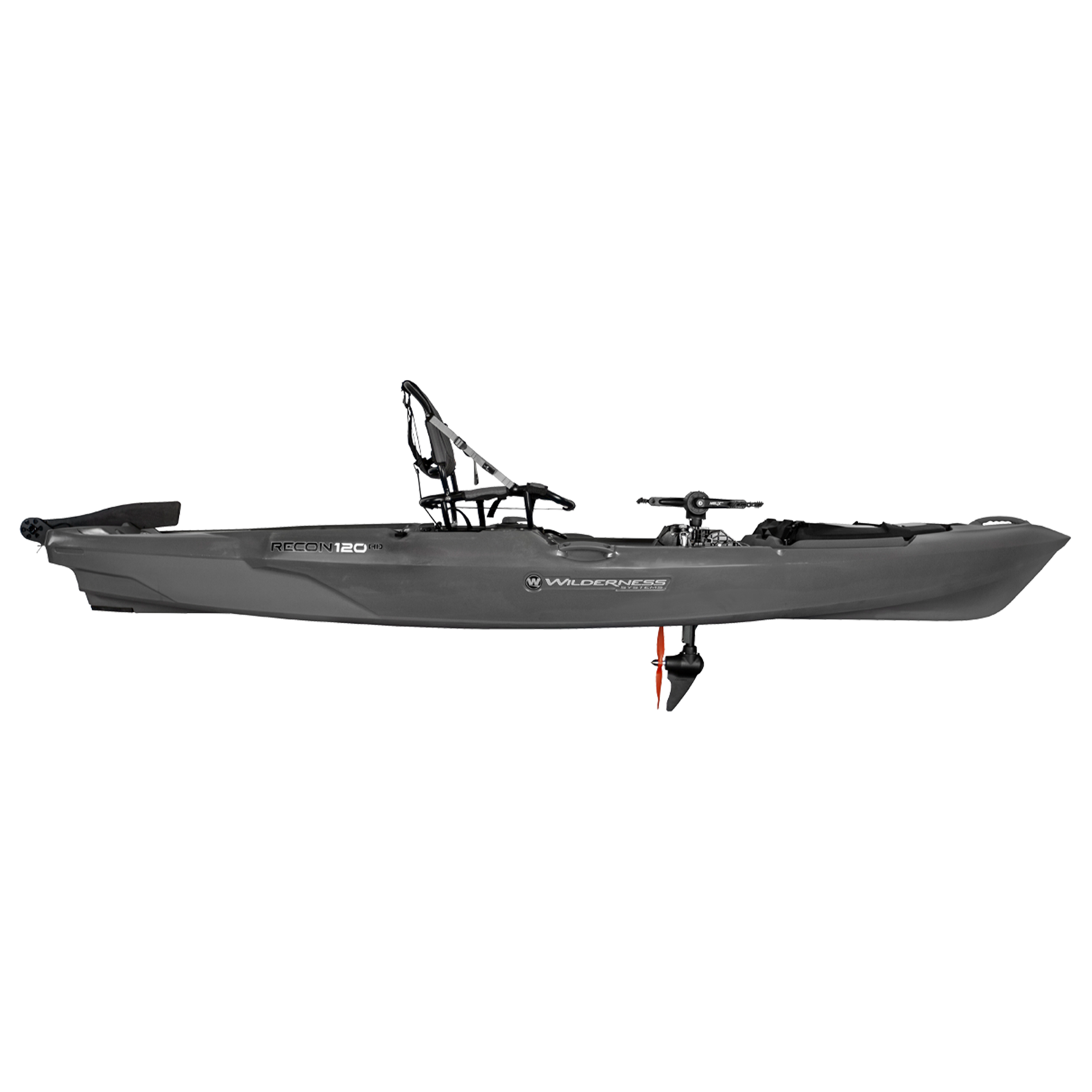 Side view of the Recon 120 HD in Steel Grey color