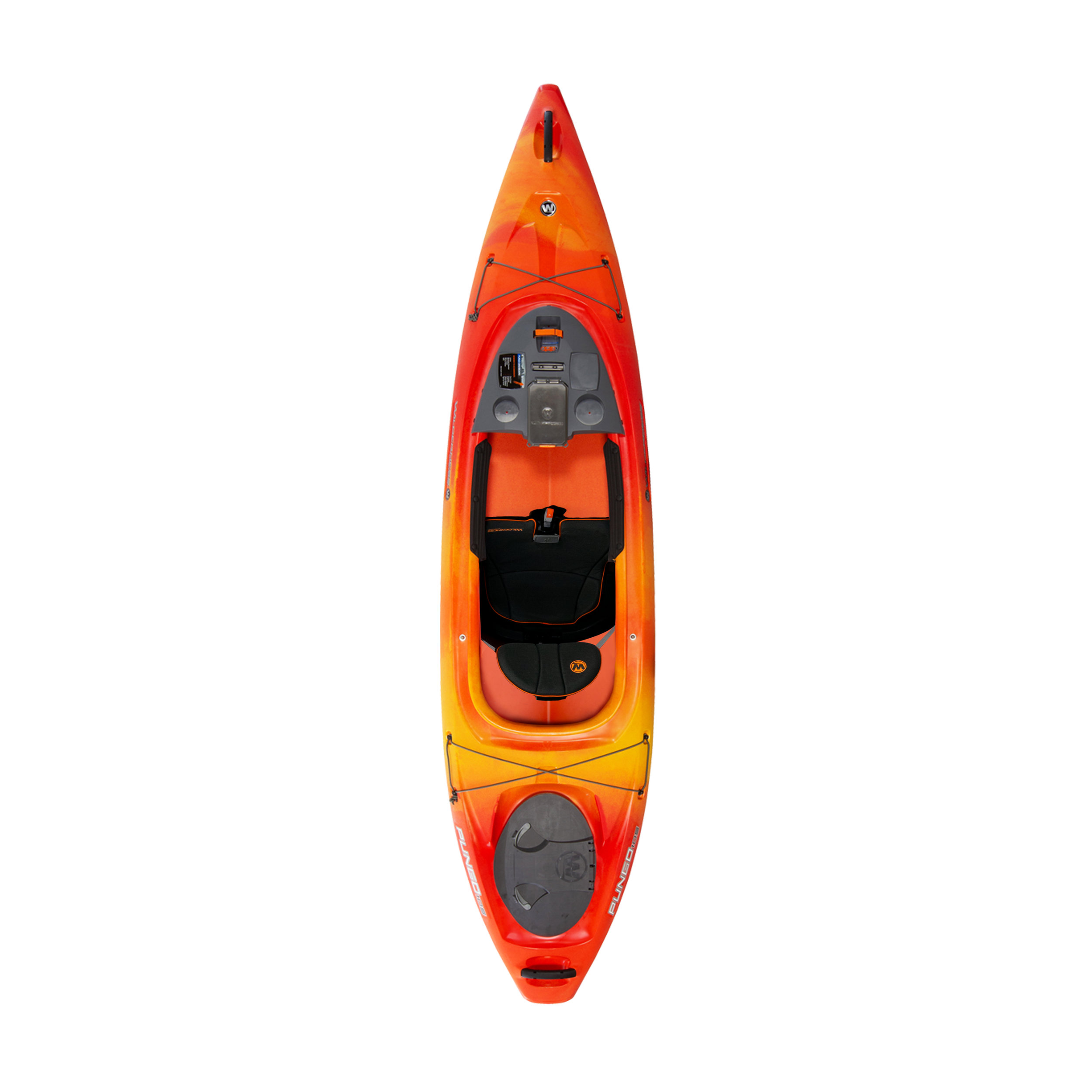 Top view of the Pungo 105 in Mango color