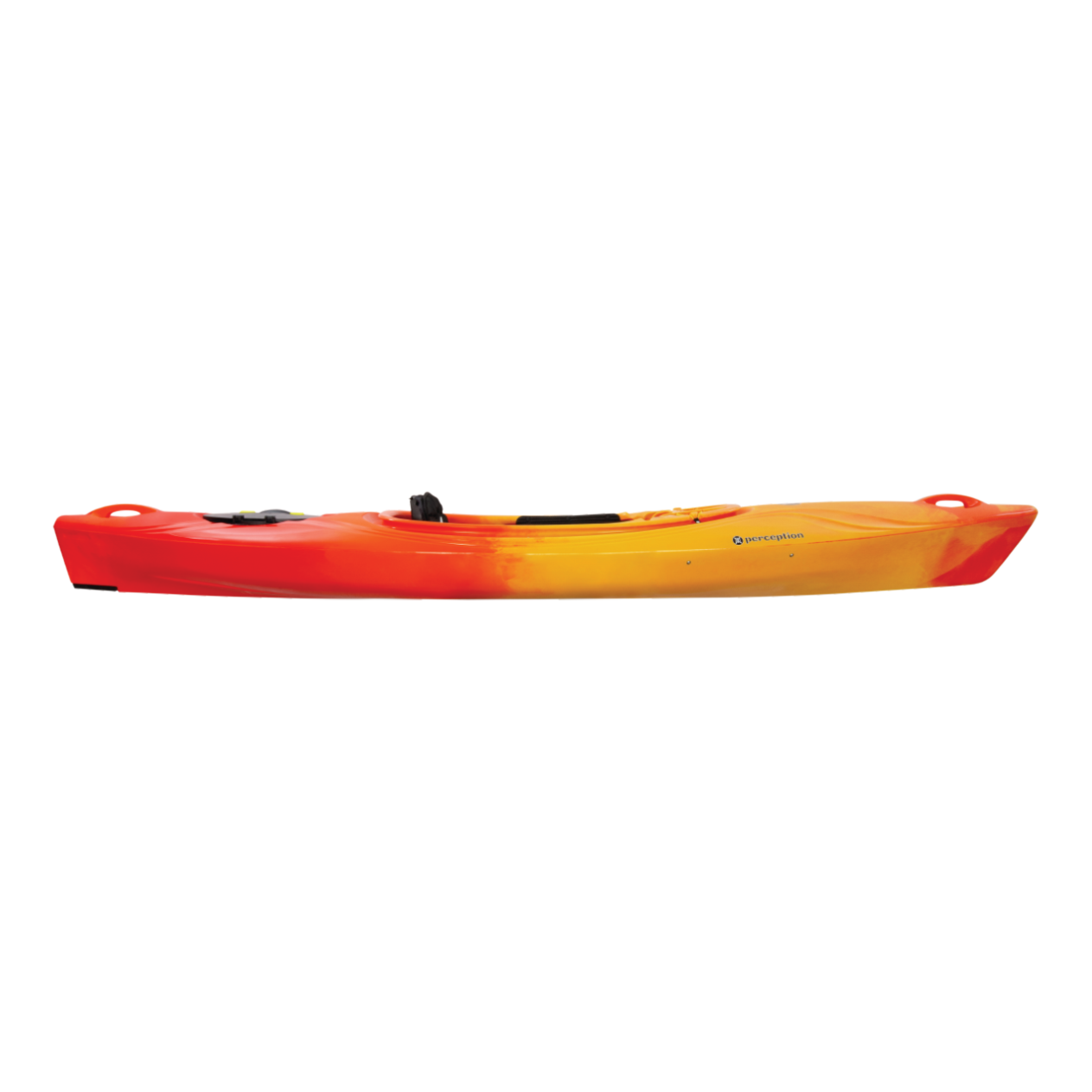 Side view of the Perception Joyride 12 in Sunset color