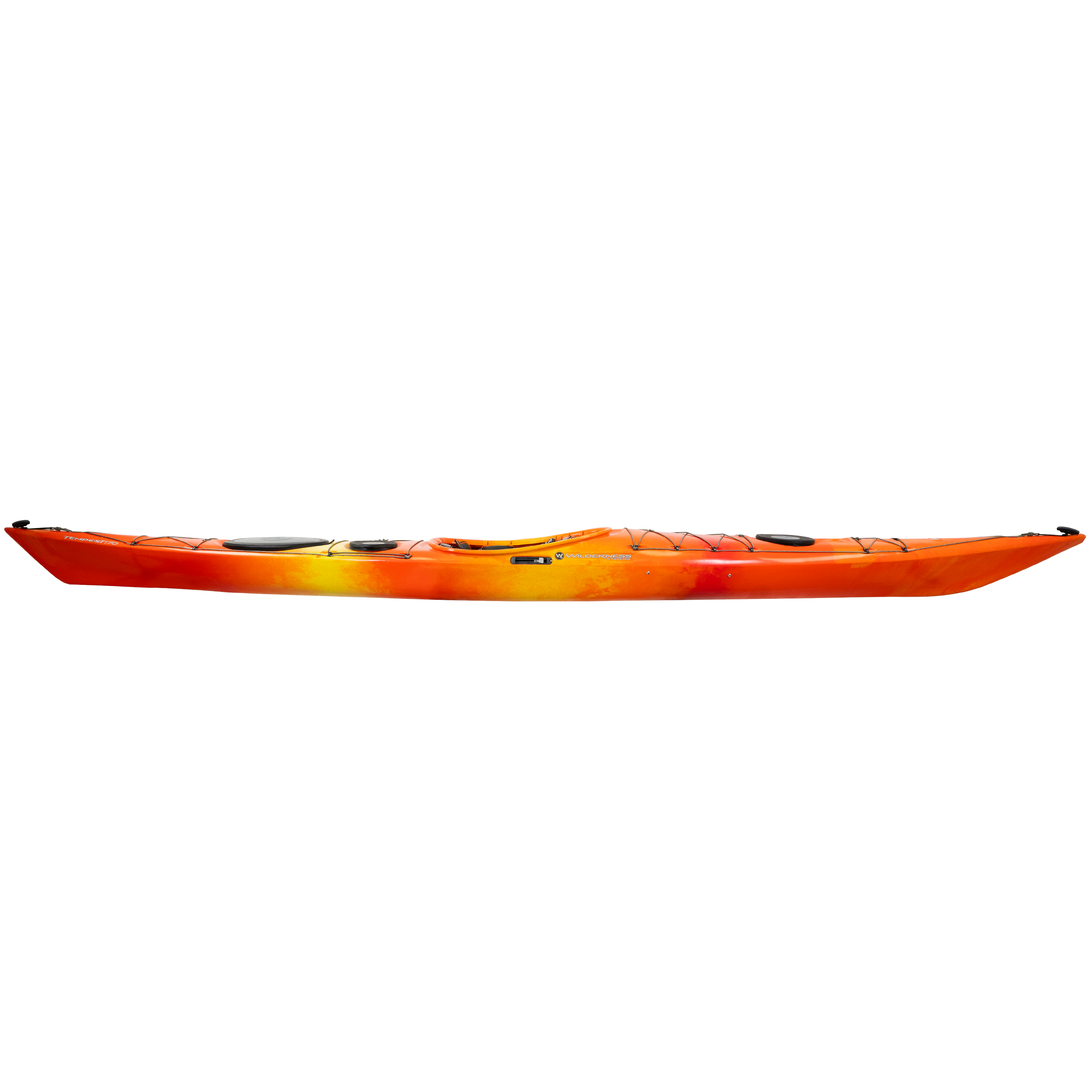 Side view of the Tempest 170 in Mango color