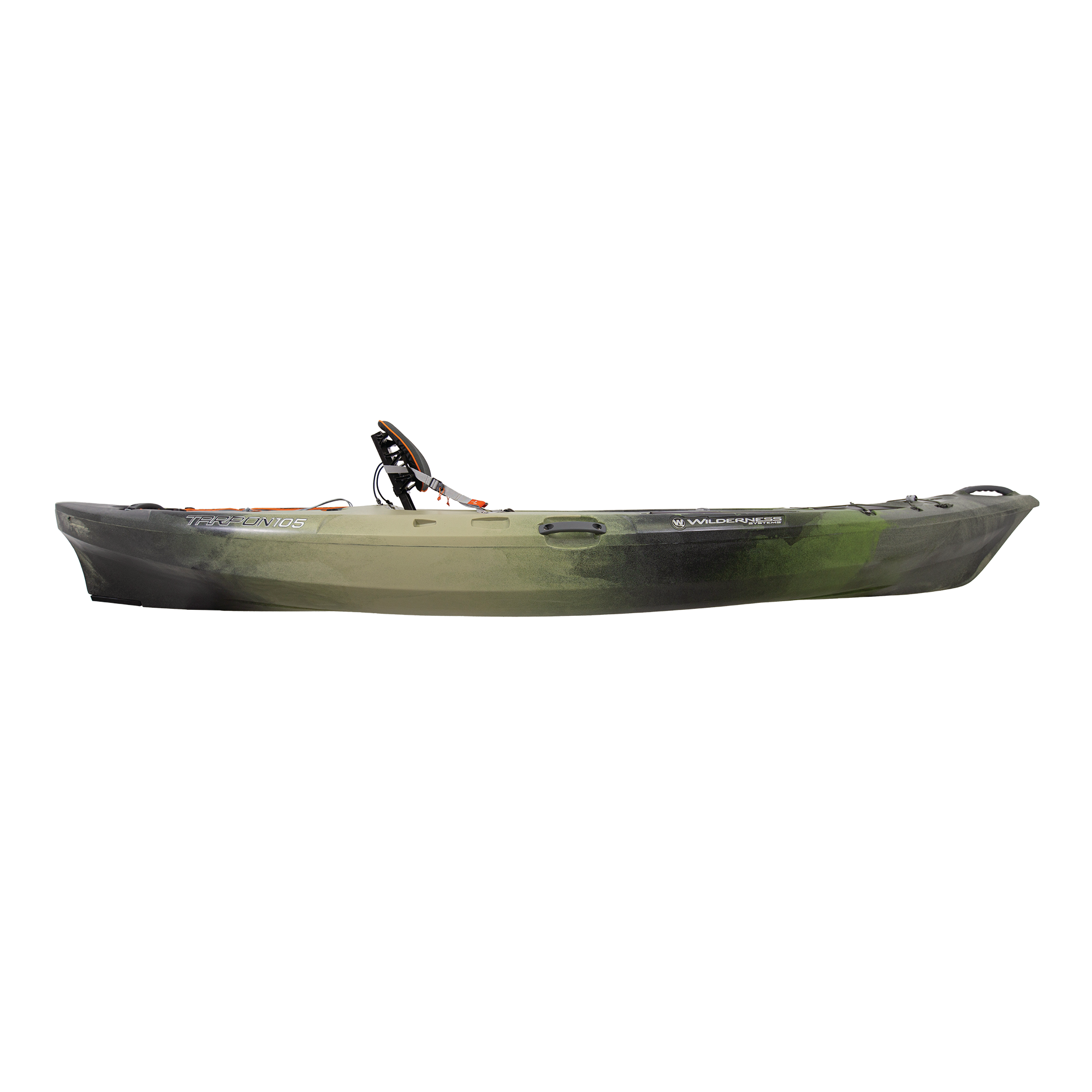 Side view of the Tarpon 105 in Mesa Camo color