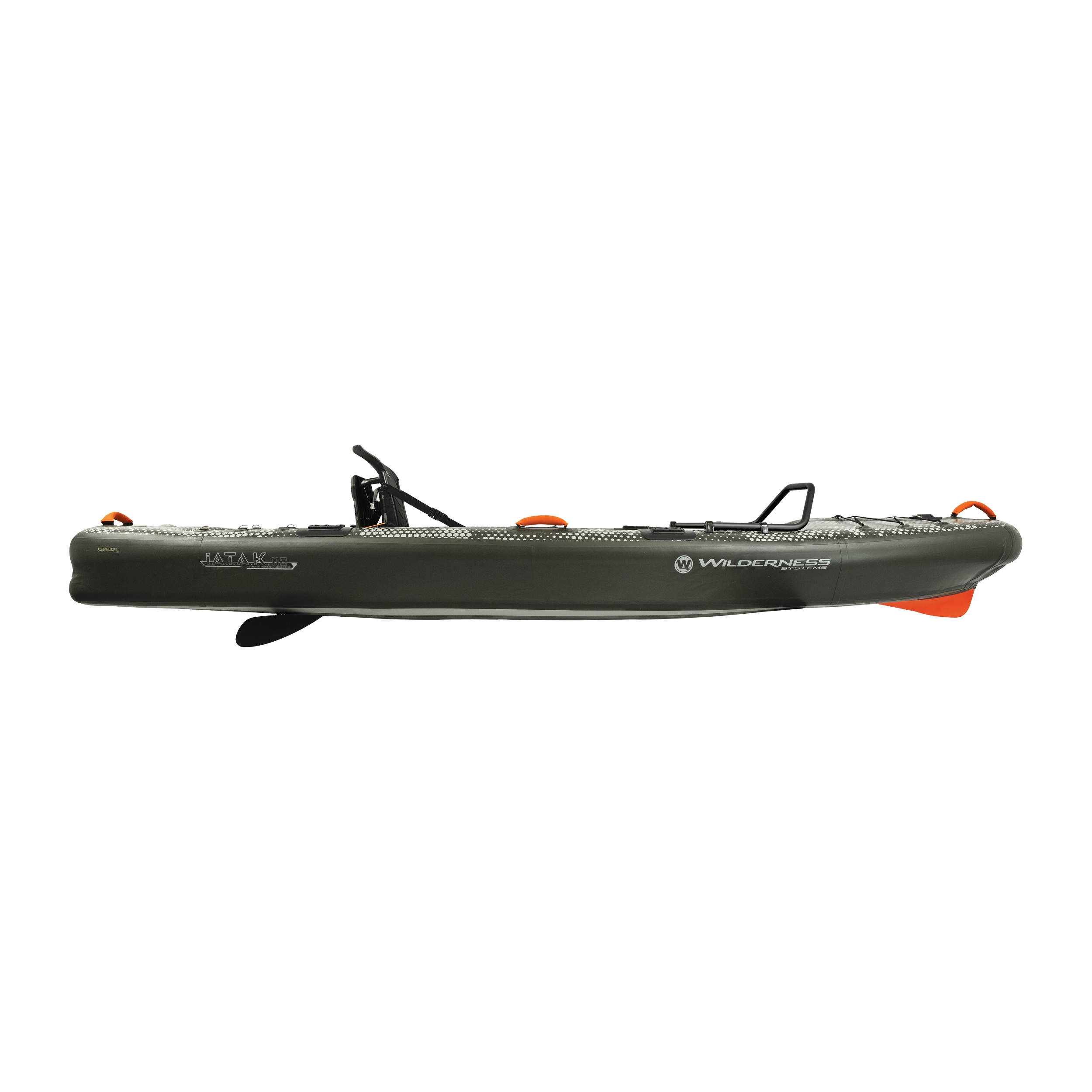Side view of the Wilderness Systems iA.T.A.K 110 inflatable kayak