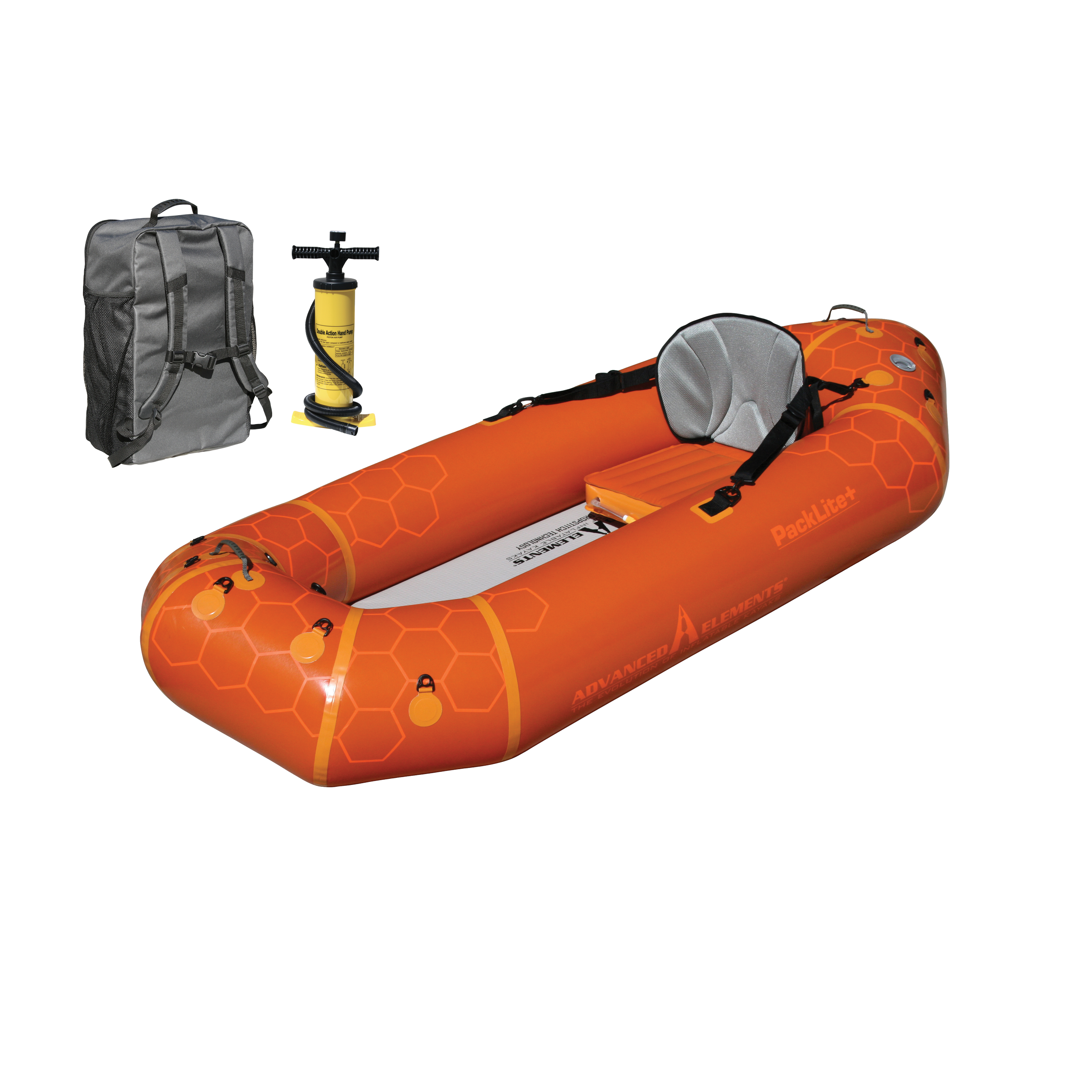 Side view of the Advanced Elements Packlite™ packraft.