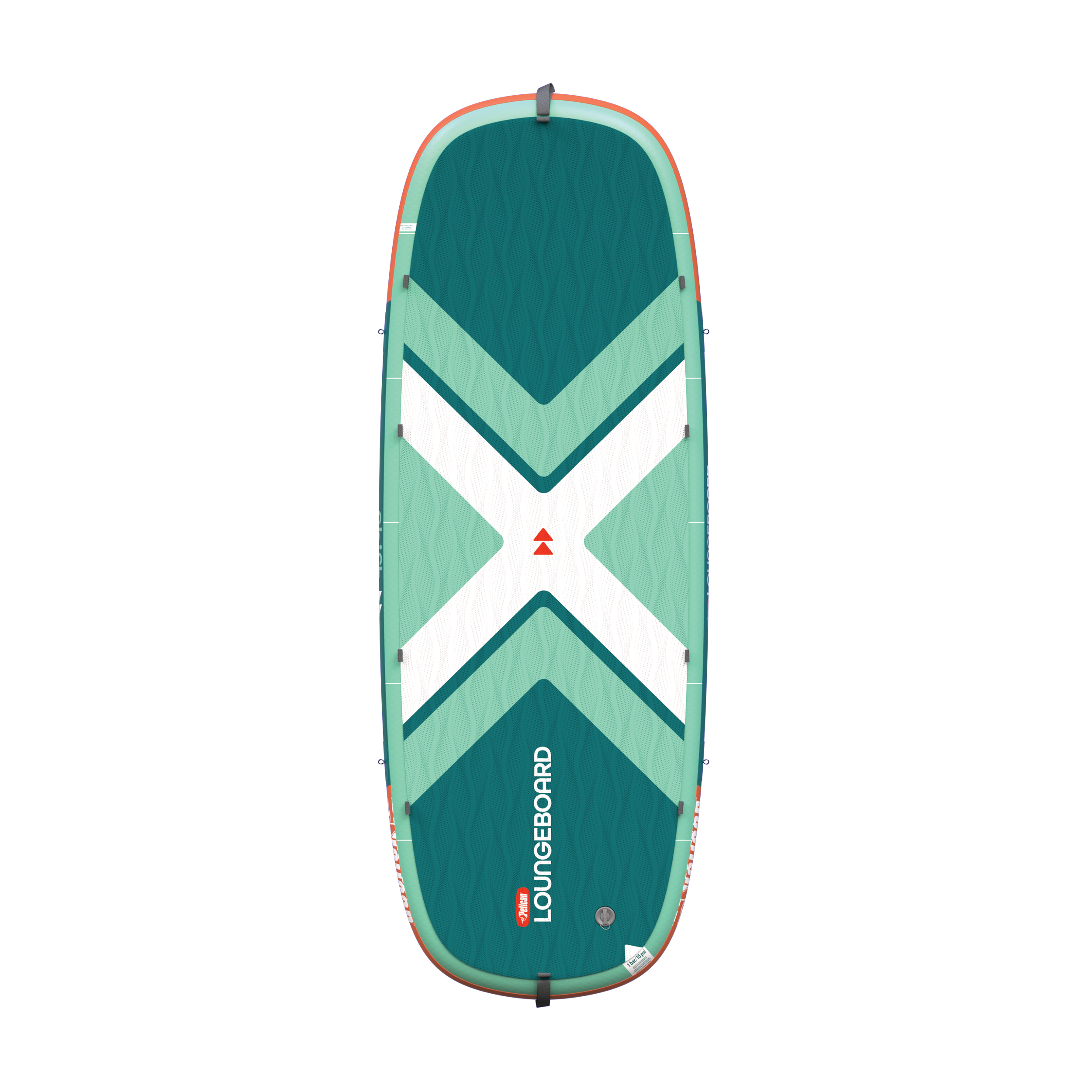 Top view of the Pelican inflatable loungeboard