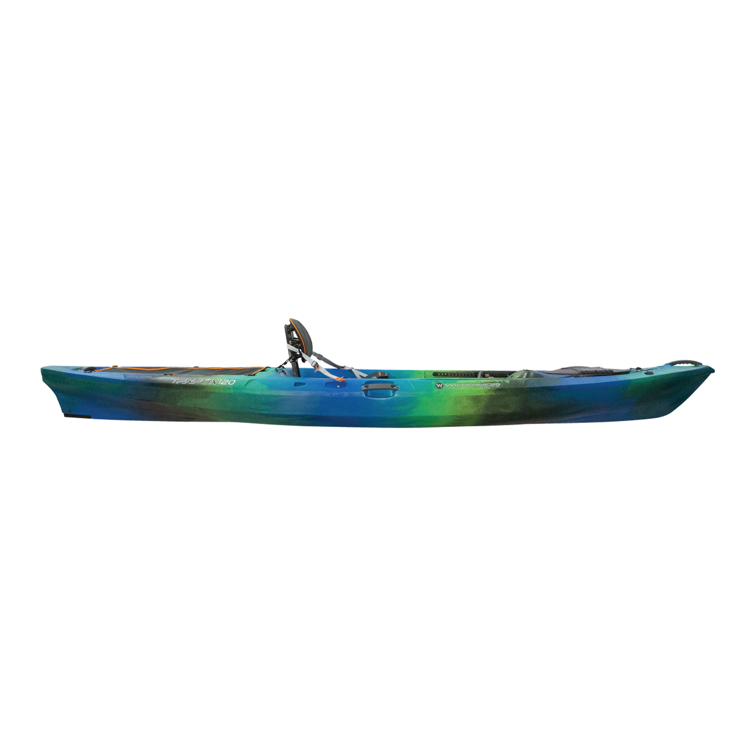 Side view of the Tarpon 120 in Galaxy color