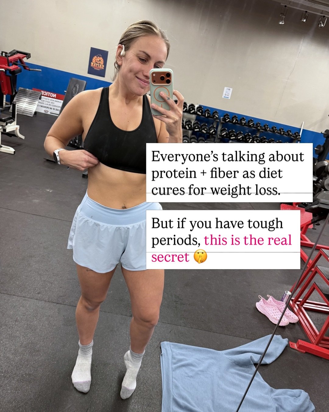 You could be doing all the right things - eating your protein, fiber, drinking your water, working out - but if you&rsquo;re not doing these 4 things, you&rsquo;ll stay stuck 😖

Losing weight when you have period problems is so difficult for most wo
