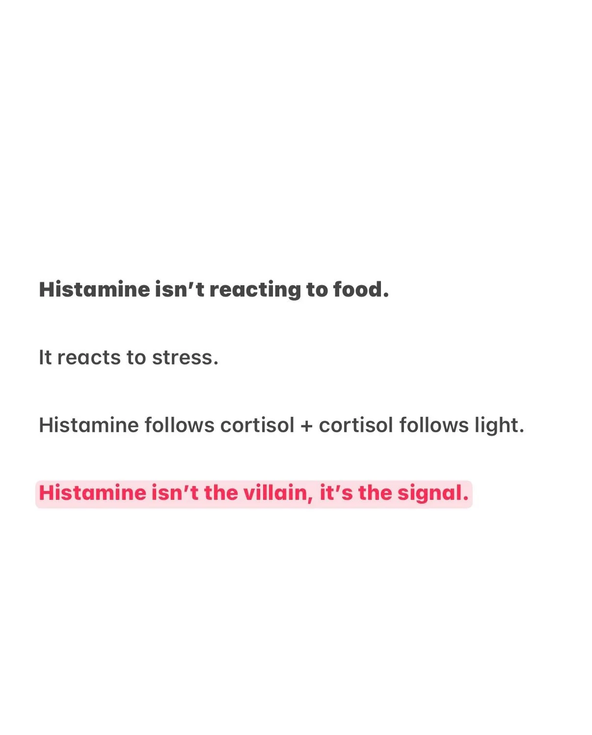 First you have to cut out tomatoes.
Then bone broth. 
Then left overs.

Your histamine response is out of control + it just seems to get worse.

Maybe your periods are getting worse too.
And the bloating, and the hair loss. 

Histamine isn&rsquo;t th