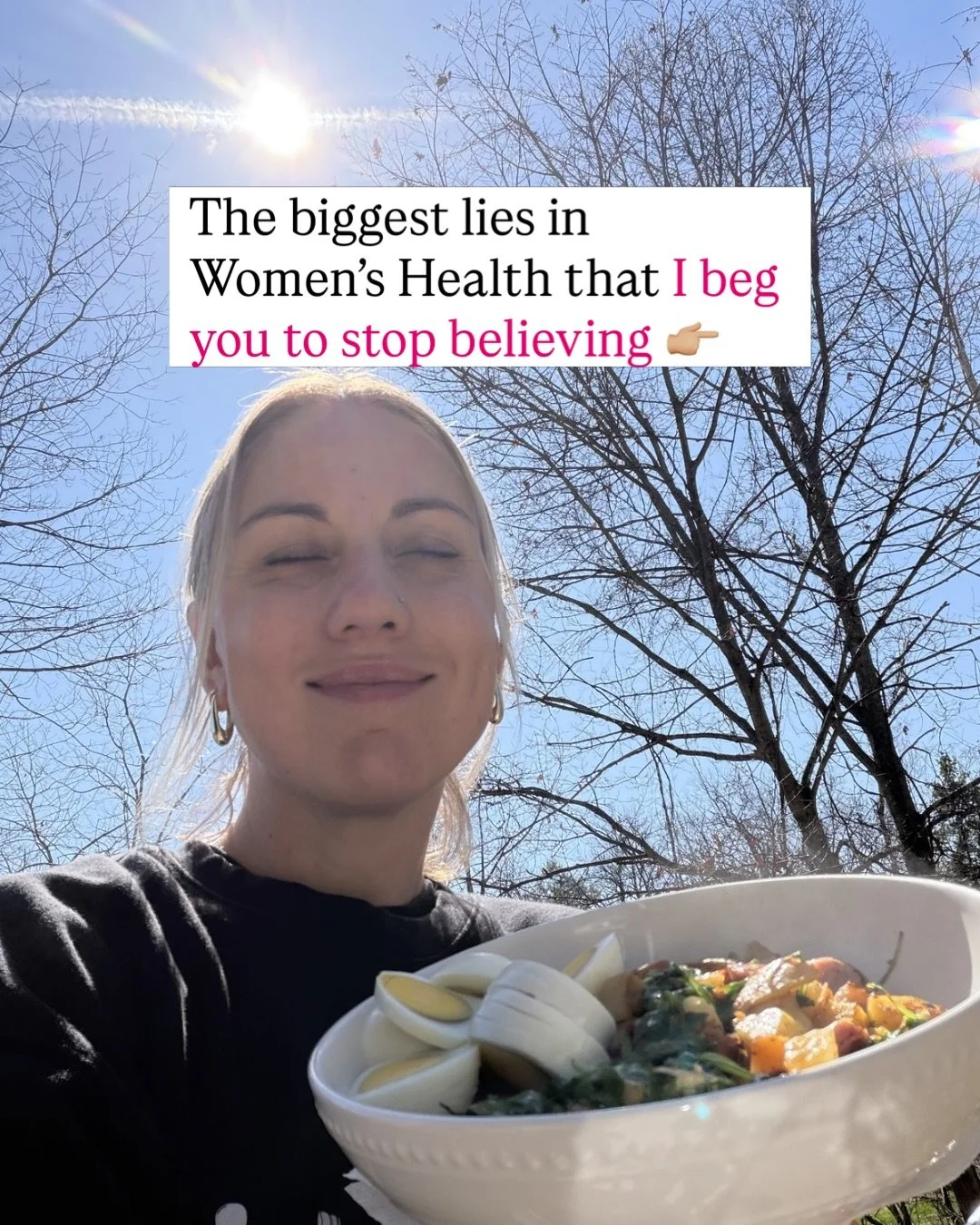 Stop believing the lies ‼️

Especially the PCOS girlies.
Especially if you have thyroid issues / Hashimoto&rsquo;s. 
Especially if your periods are a wreck. 

Your body is not the problem.
The system that dismissed you is. 

✨ And on Monday, I&rsquo;