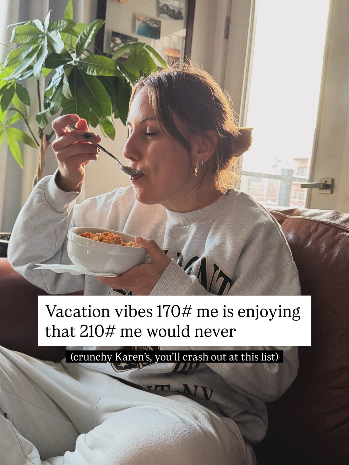 Vacation vibes are just different now 😎

✔️ down 40#
✔️ no longer insulin resistant 
✔️ no longer a victim of leaky gut (I can order whatever I want!)
✔️ no longer worried about if my body can do adventures 
✔️ no longer obsessed with where the bath