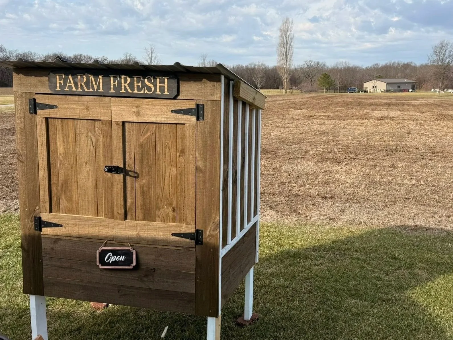 Our farmstand is open weekly, with egg restock every Friday. Come by and get some fresh eggs and say "hi" if we're out and about!
