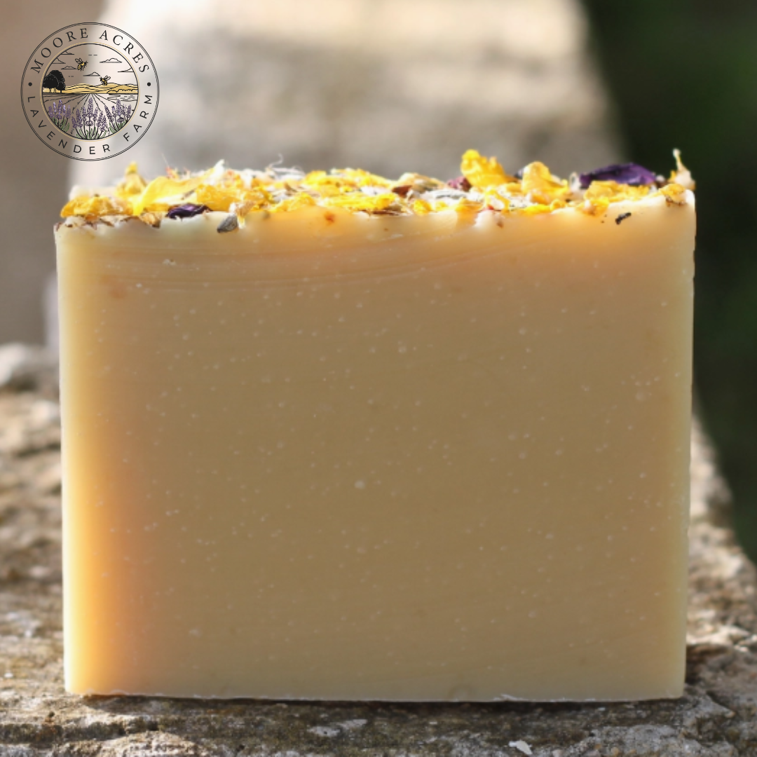 Coming Soon! Our Heritage Lavender goat's milk soap contains a fresh blend of lavender, lemongrass, and litsea cubeba essential oils, known to soothe the senses.  This fresh blend is a great, multipurpose soap, and works especially well to keep your 
