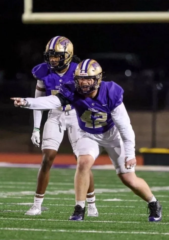 Ozzy Poage, former Gardner-Edgerton football player.
