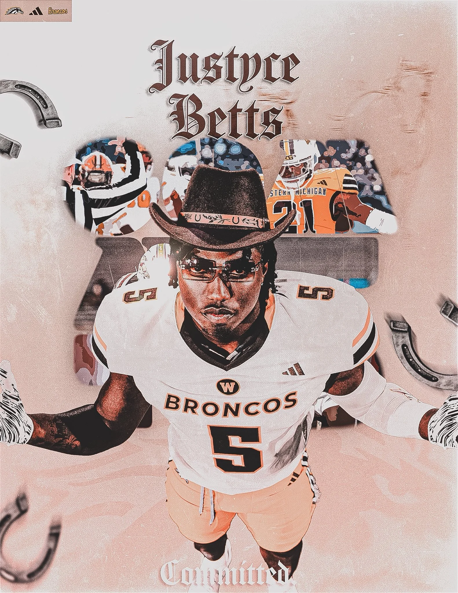 Justyce Betts, former Bishop Miege football recruit.