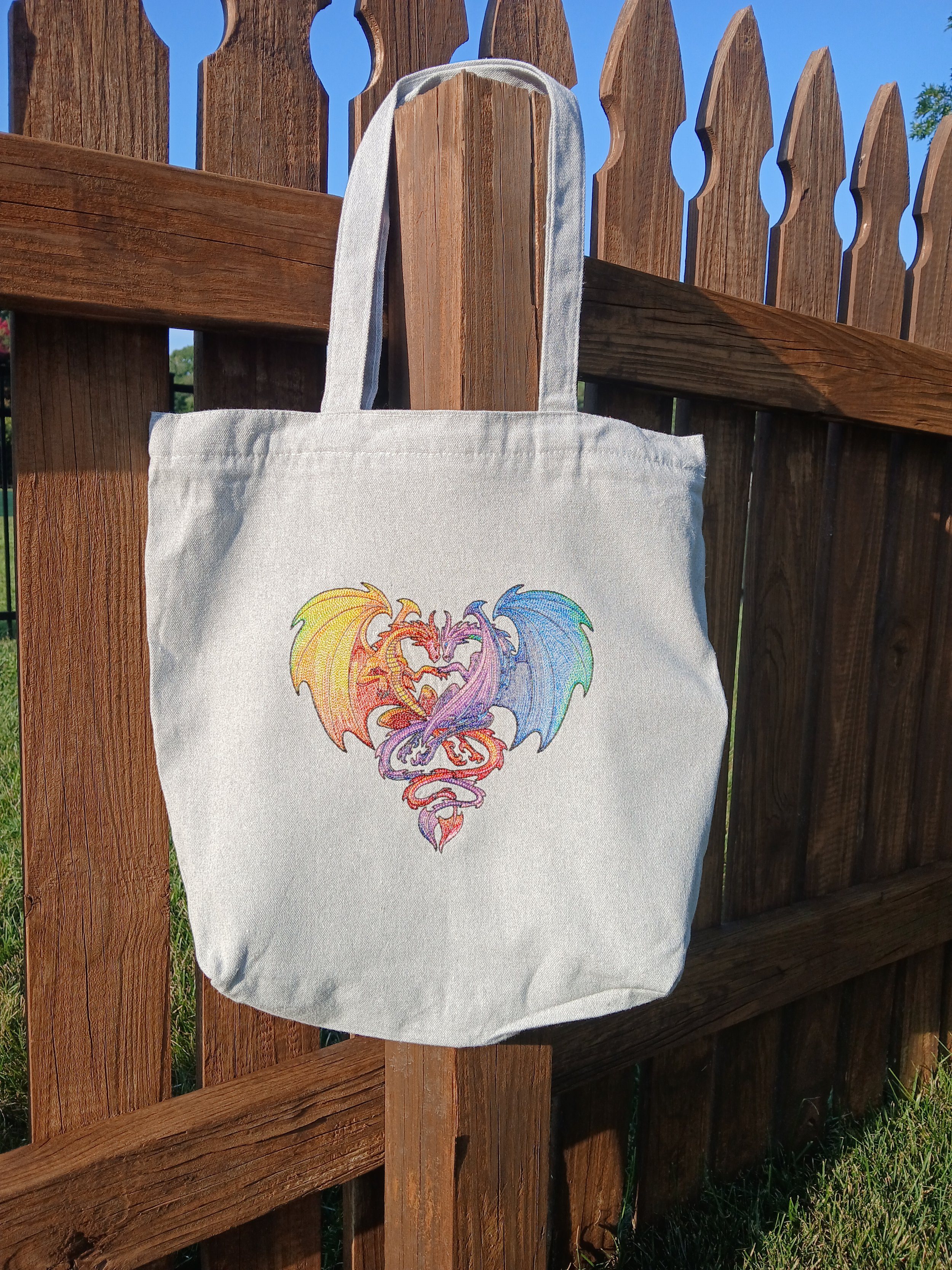 Zippered Tote Bag
