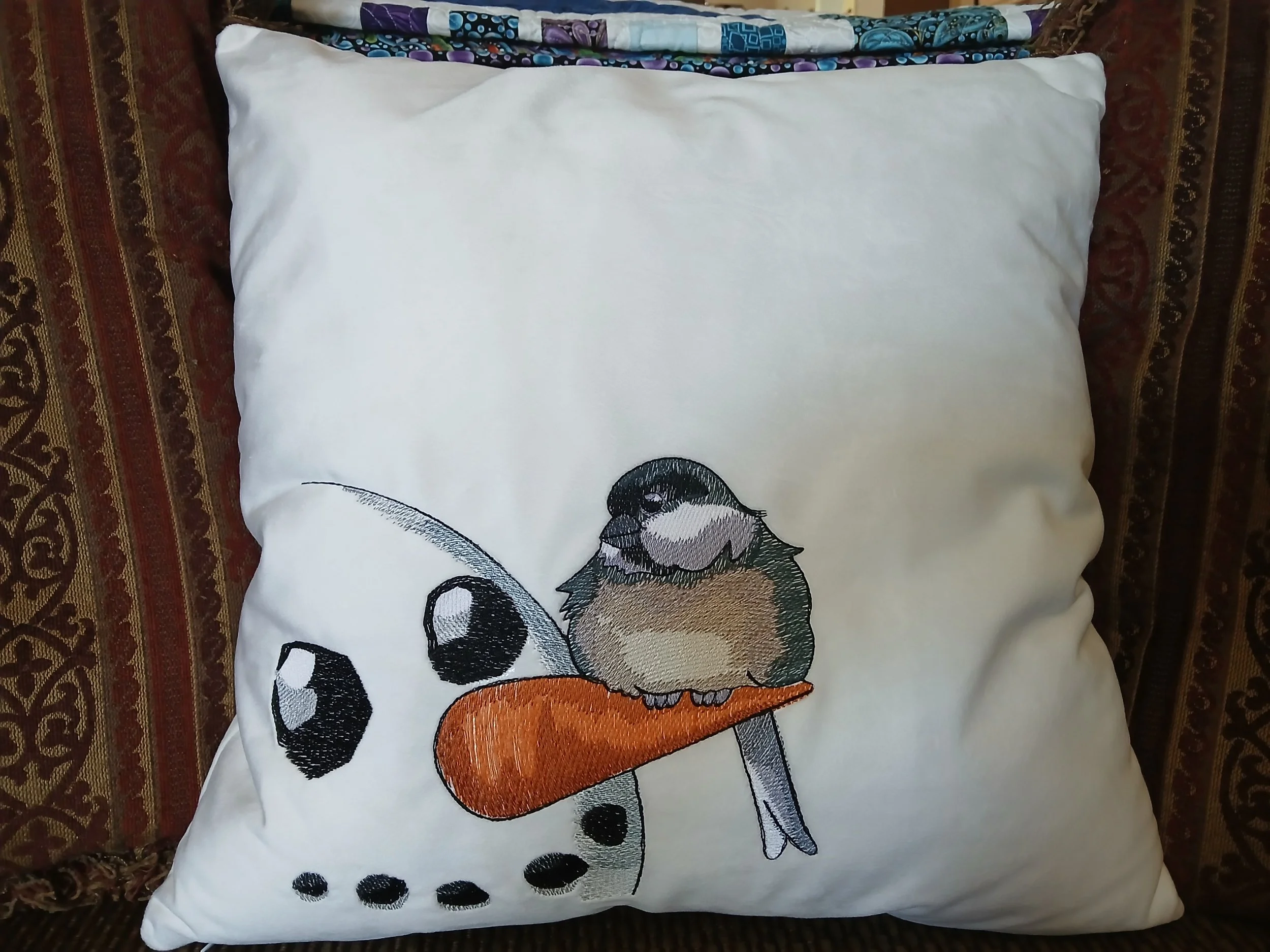 Embroidered Pillow