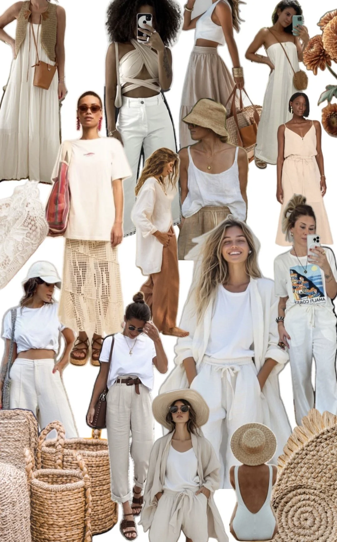 Off-white e fibras naturais