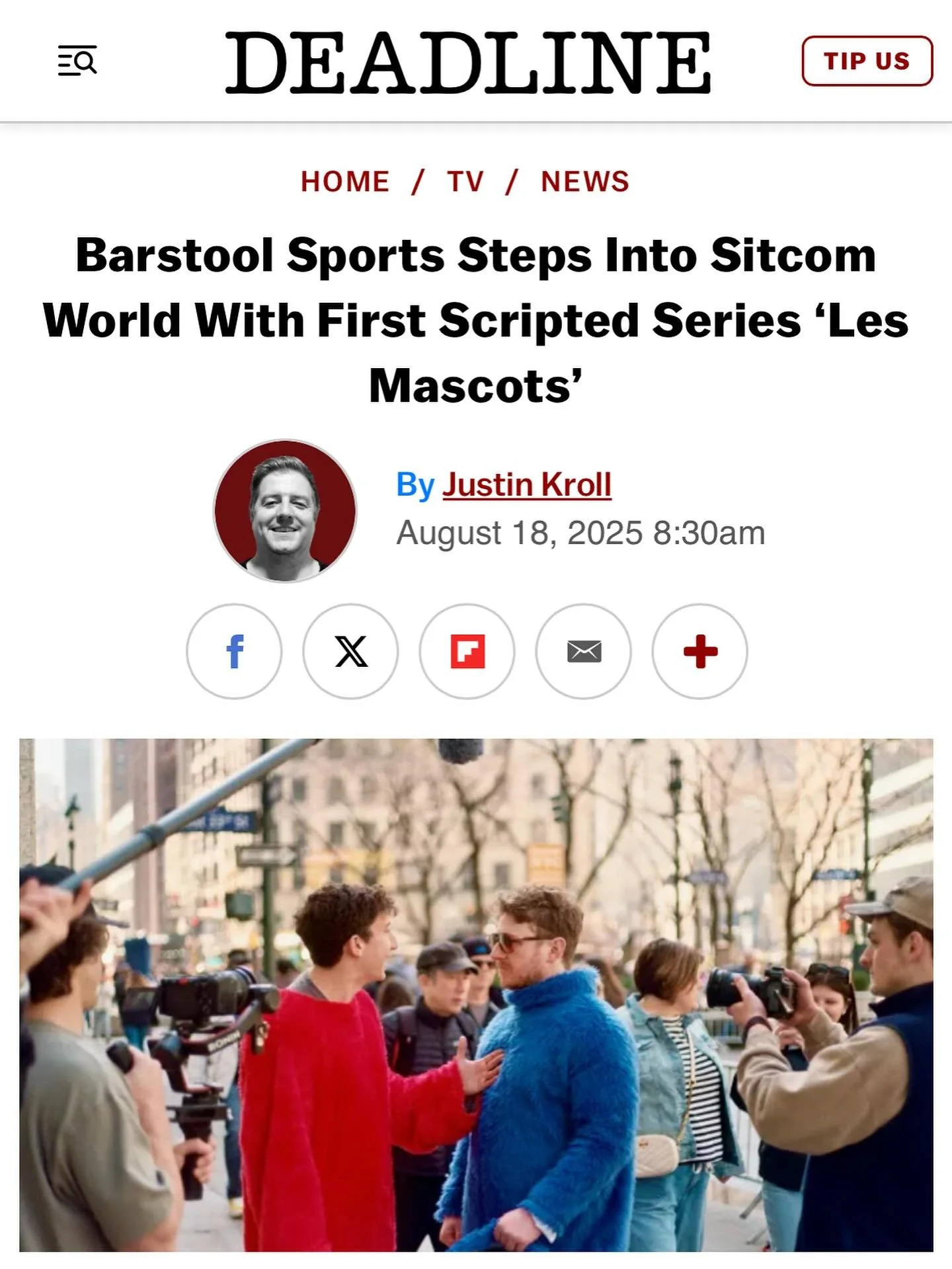 @lesmascots premieres on the @outttoforderrr YouTube channel tomorrow at 8PM Eastern!