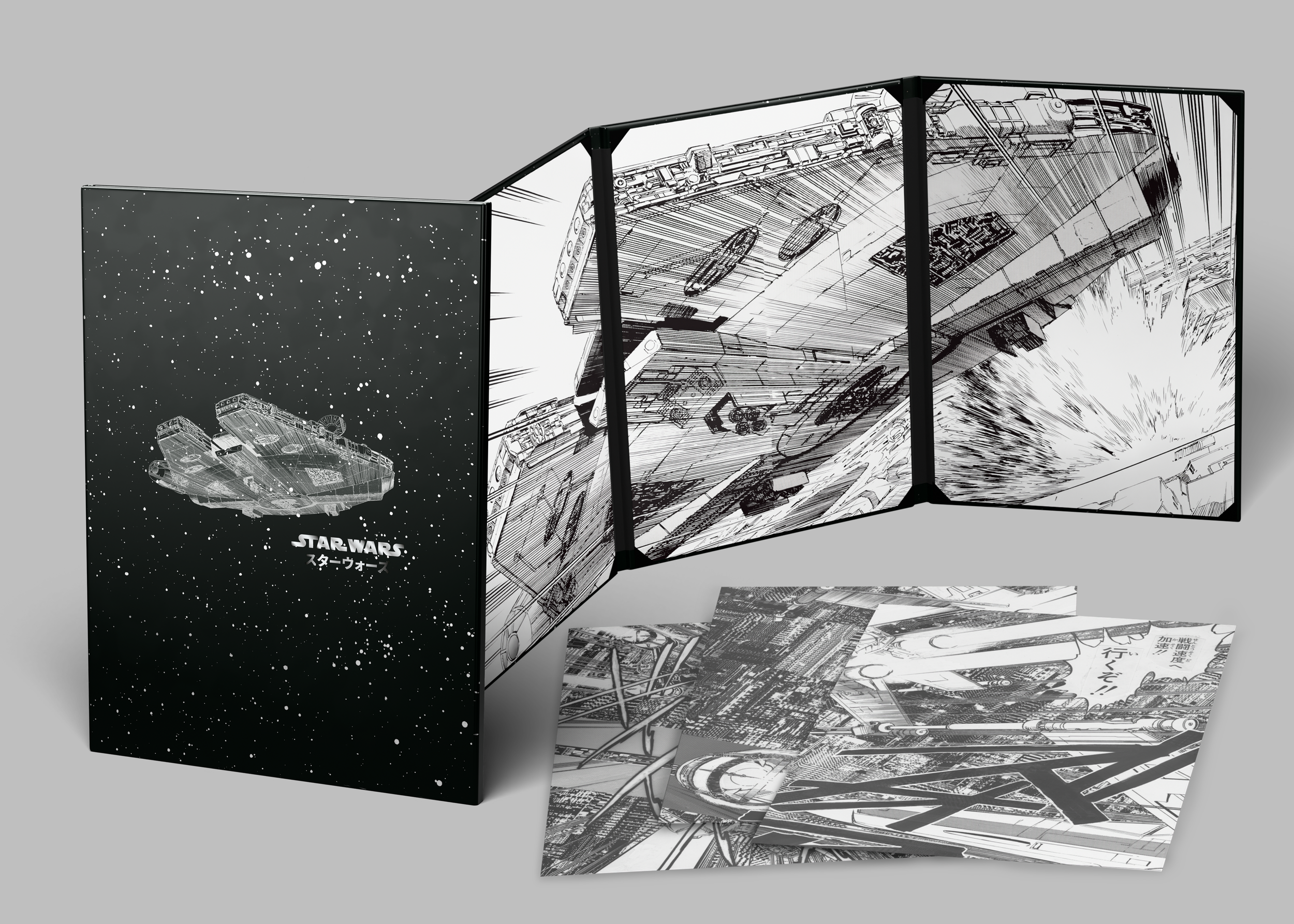 Portfolio with prints