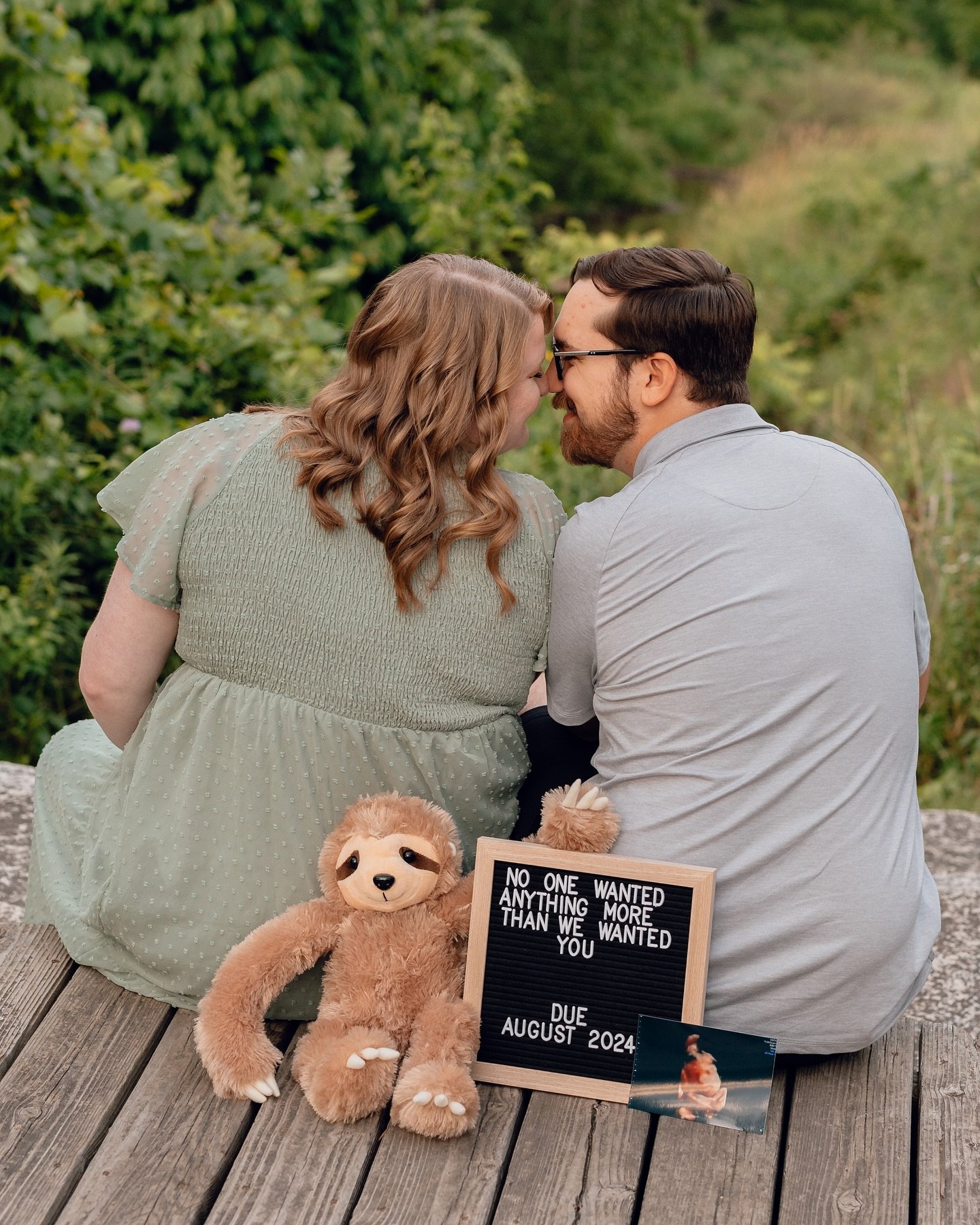 A sloth and a bump - because every baby deserves a stuffie-sized sidekick for their first adventure!