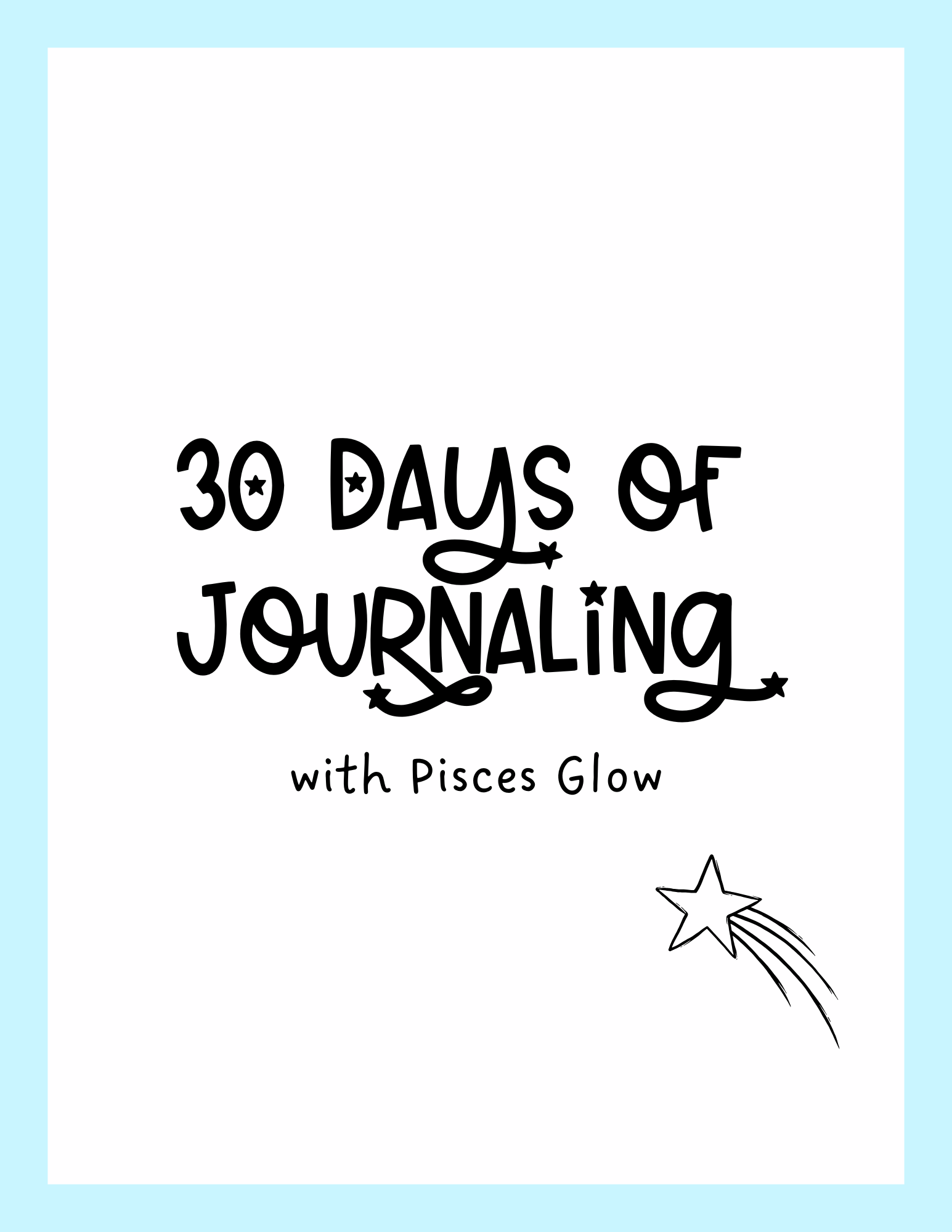 30 Days of Journal Prompts