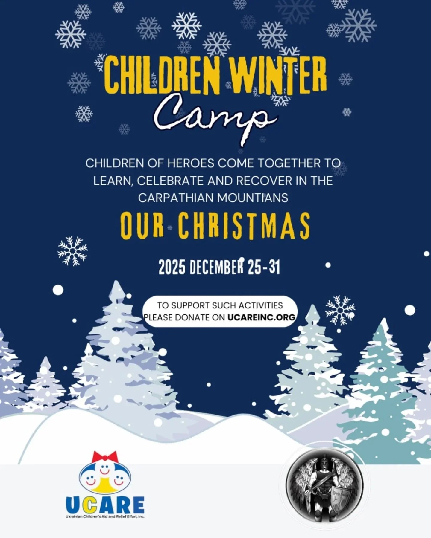 Our Christmas: A magical time in Slavske!✨️
NGO Skif ( @flcskif )opens the door to a winter wonderland for children of heroes from the Lviv, Sumy and Kyiv regions. This camp is part of the Children of Heroes initiative supported financially by UCARE,