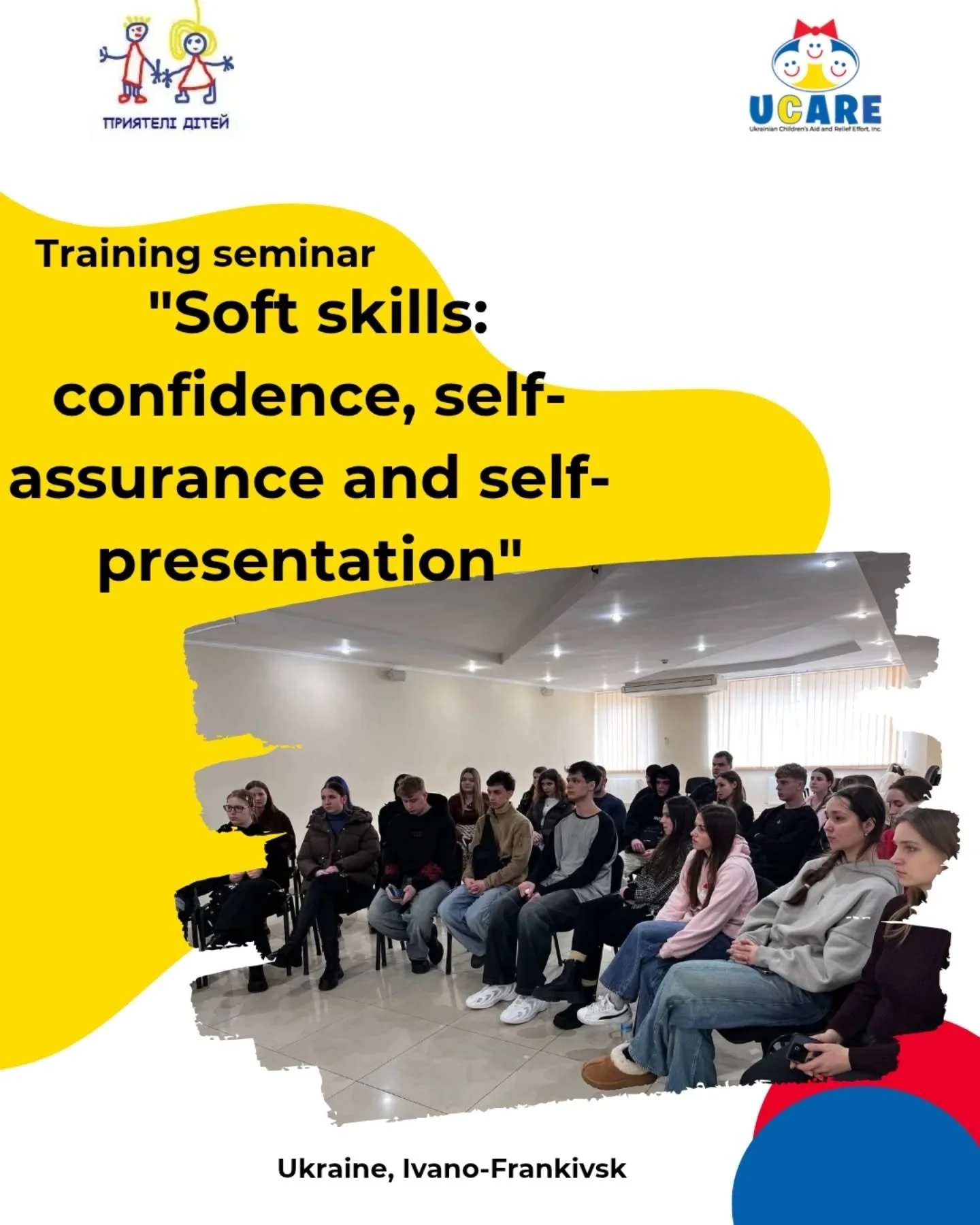 UCARE continues to support educational programmes and seminars for young people in Ukraine.

#educational #seminar #support #UCARE #charity