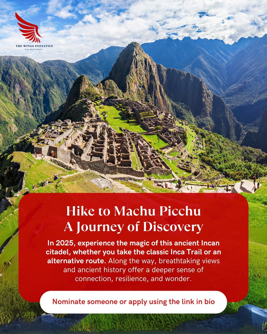 Ready for a life-changing adventure? Hiking to Machu Picchu isn&rsquo;t just about stunning views&mdash;it&rsquo;s about discovering your own strength, resilience, and sense of wonder. 🌿

Every step through the Andes is a reminder of history, persev